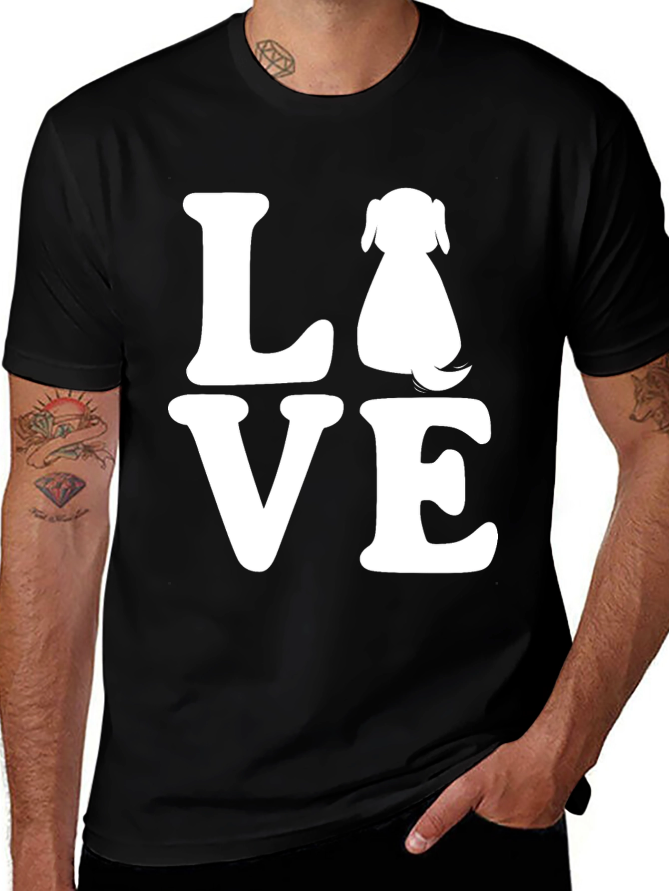 Love Dog T-Shirt - Cute Pet Lover Tee