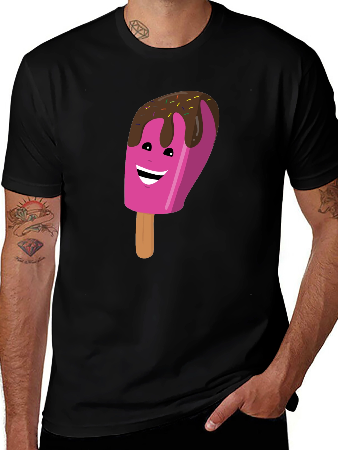 Variant 28 of Ice Cream Graphic T-Shirt - Fun Summer Apparel