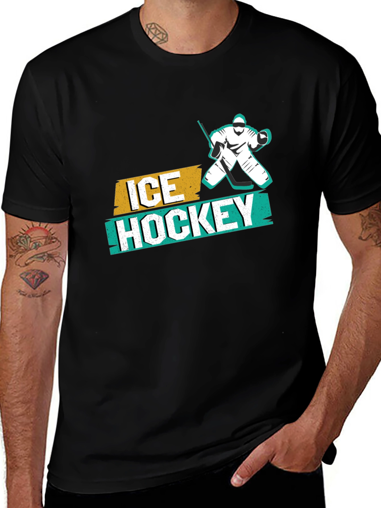 Ice Hockey Graphic T-Shirt