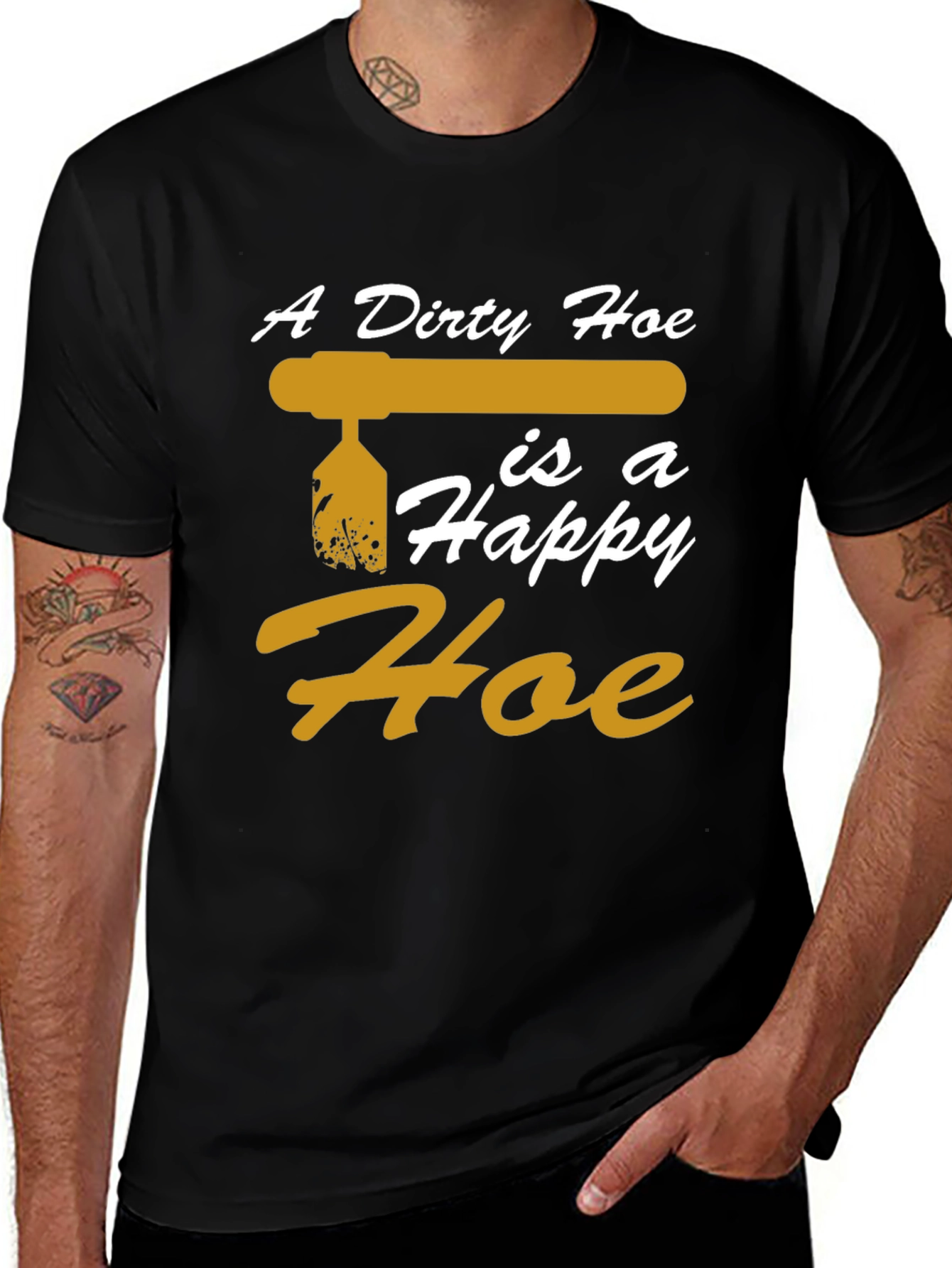 Variant 21 of A Dirty Hoe is a Happy Hoe Graphic T-Shirt