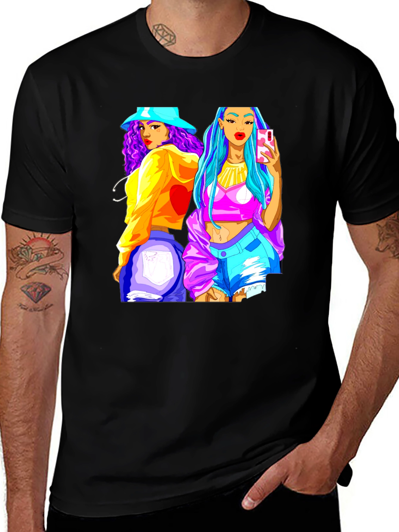 Funky Fashion Graphic Tee