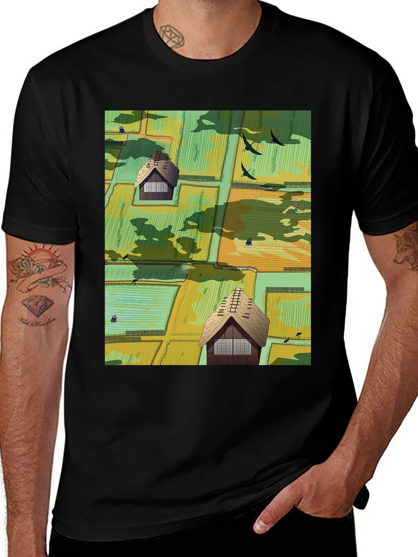Variant 17 of Scenic Village T-Shirt