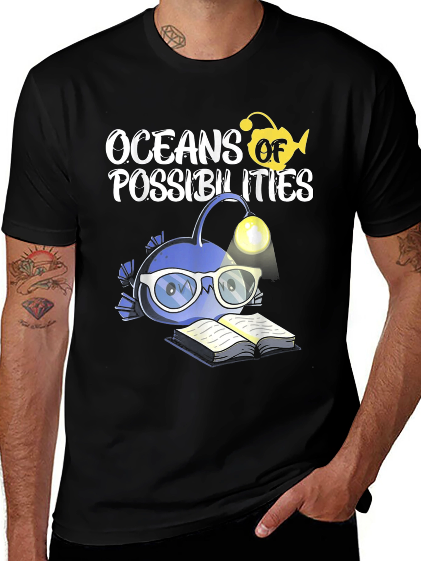 Oceans of Possibilities Black T-Shirt