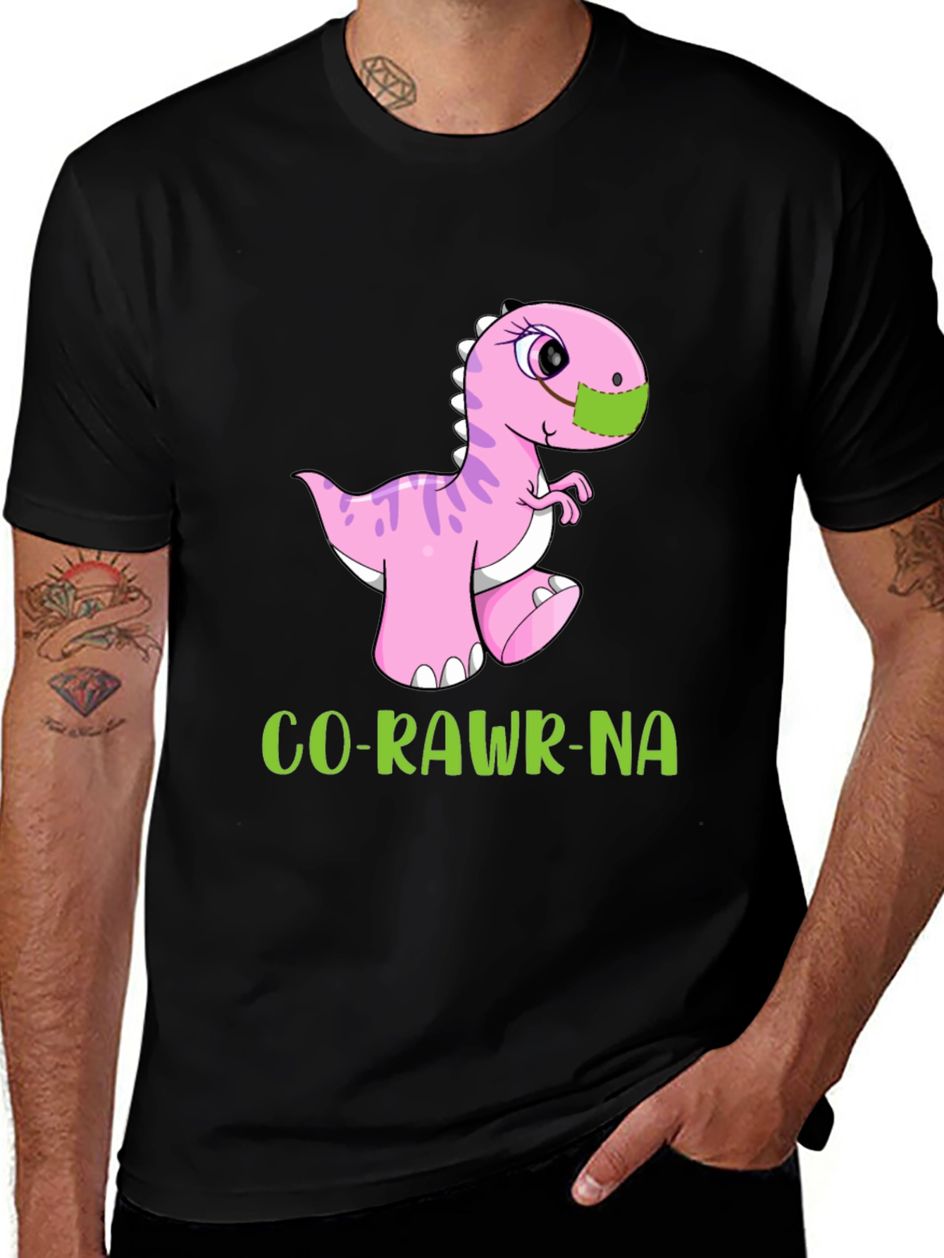Variant 12 of Co-Rawr-Na Dino T-Shirt