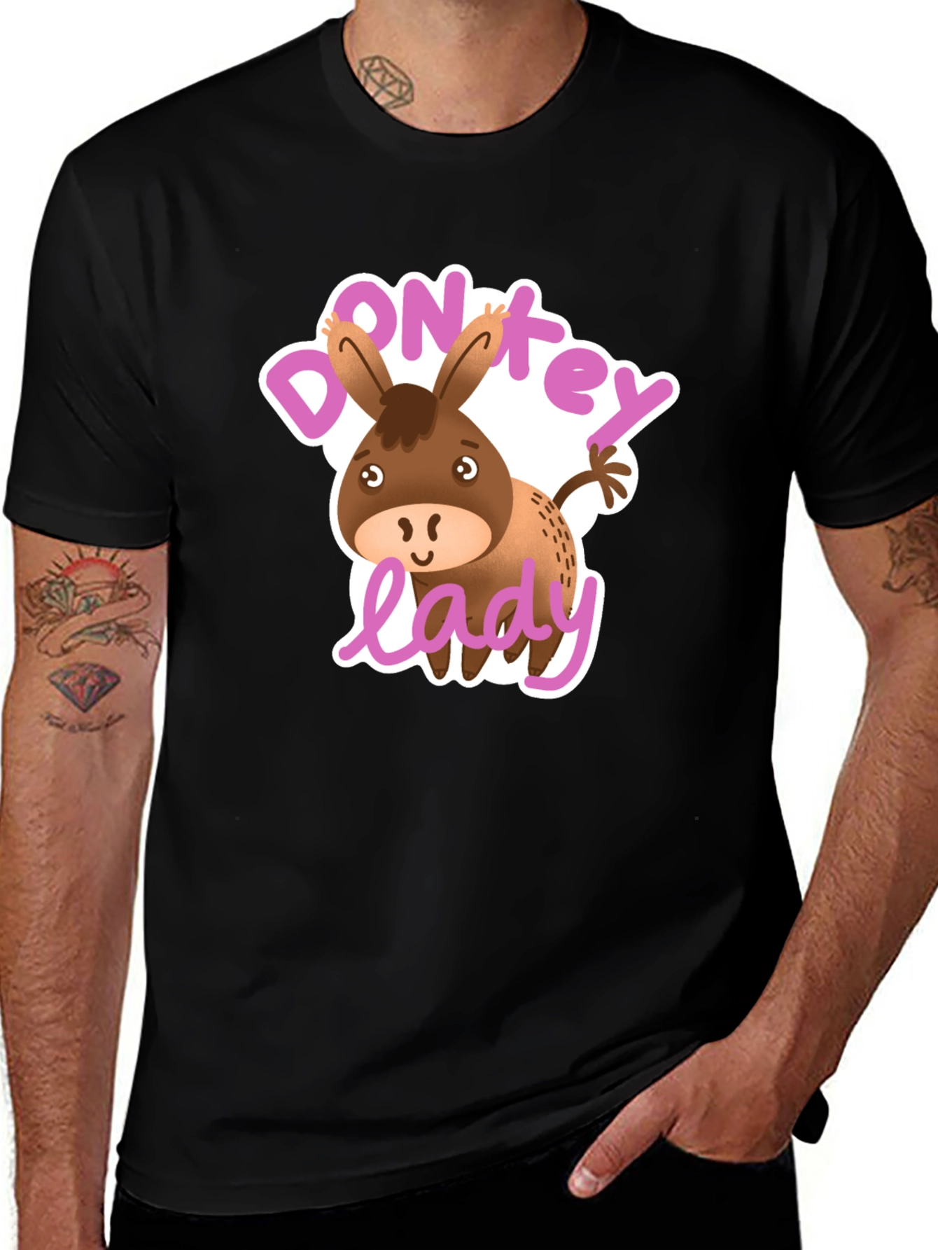 Variant 8 of Donkey Lady Graphic T-Shirt
