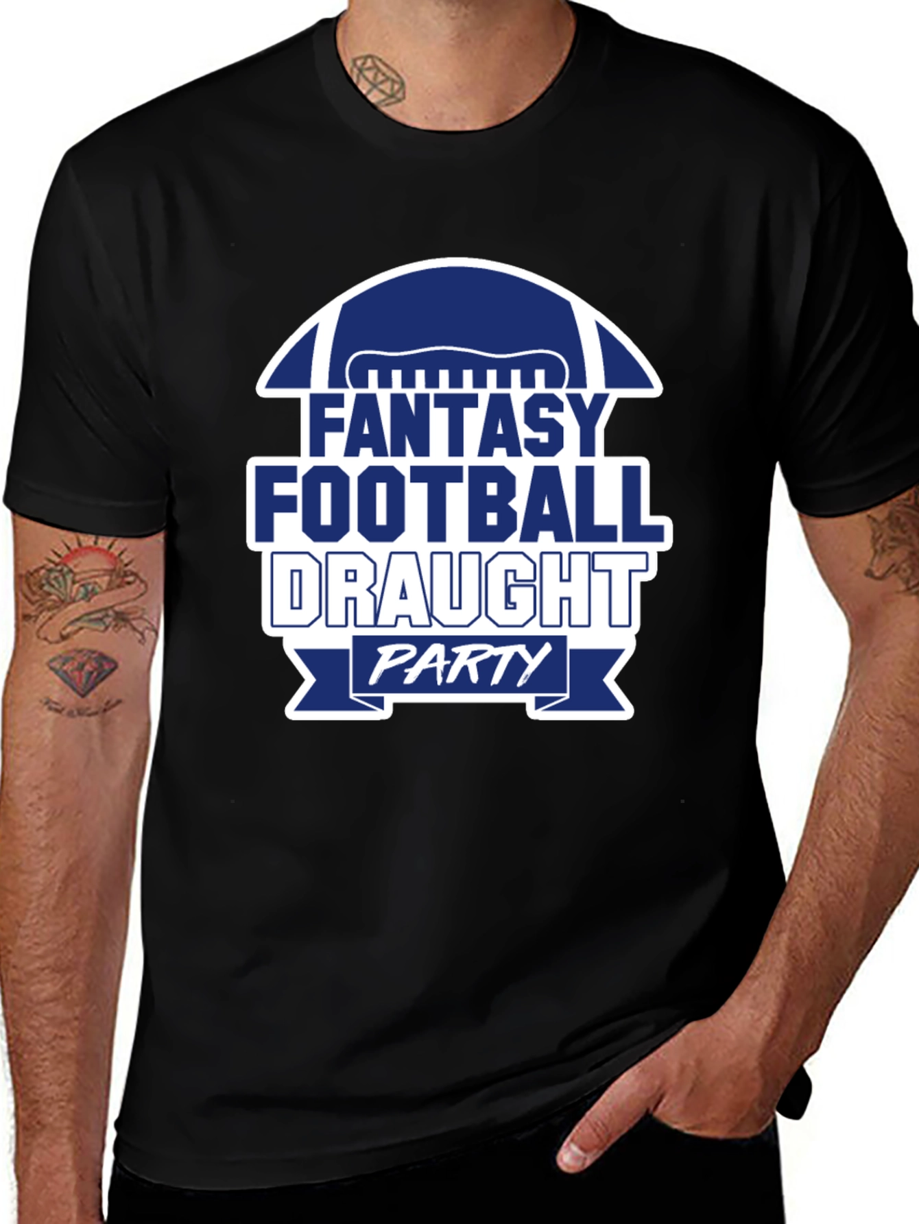 Variant 4 of Fantasy Football Draft Party T-Shirt