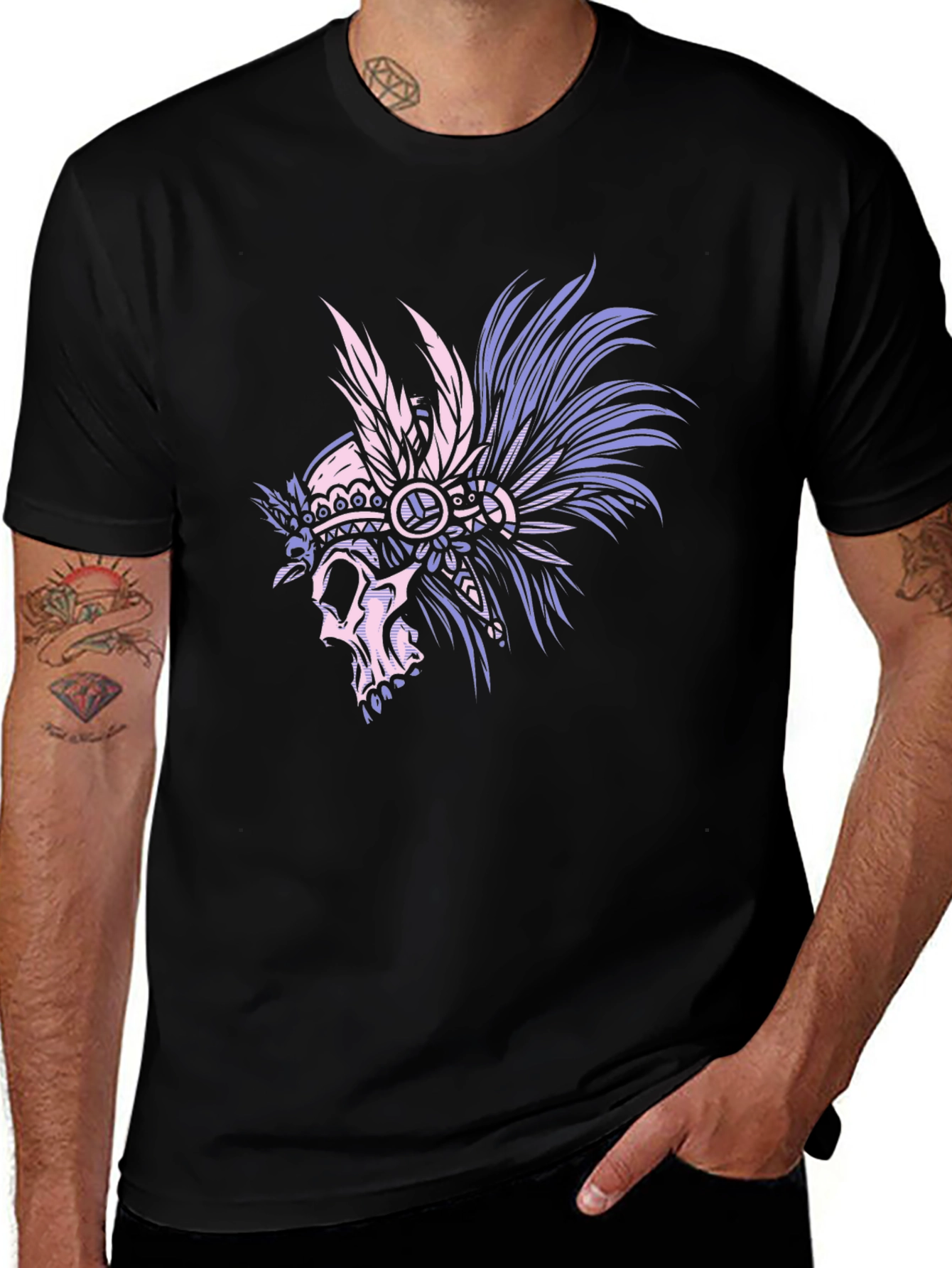 Variant 18 of Skull Chief T-Shirt
