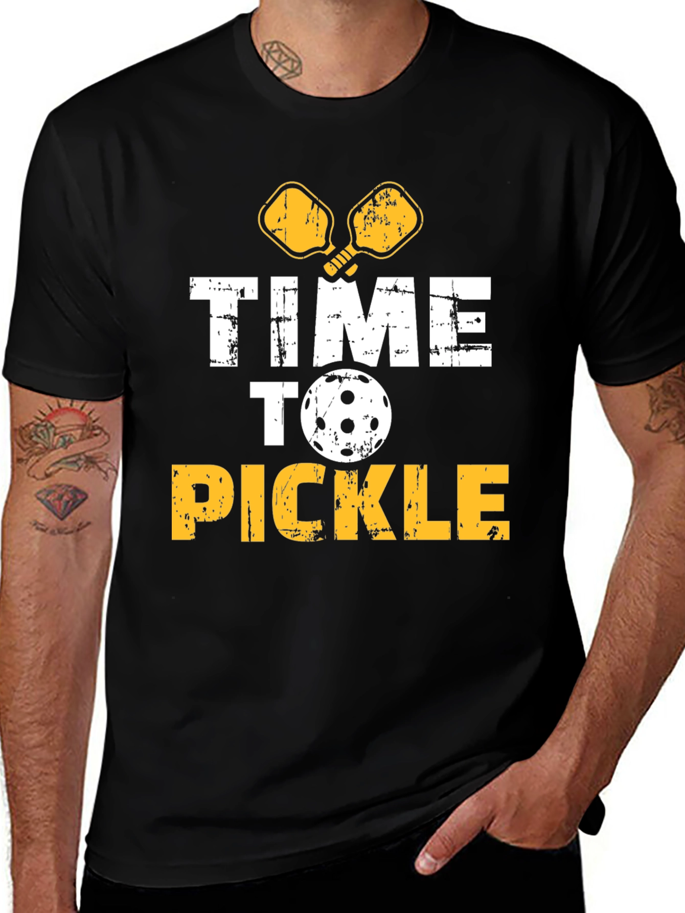 Variant 11 of Time to Pickle Black T-Shirt