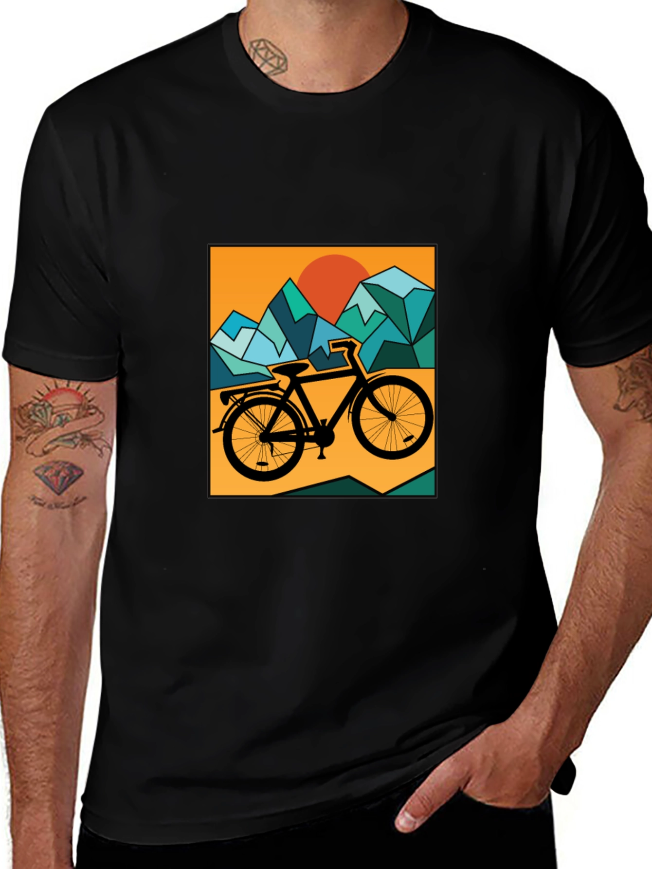 Variant 26 of Mountain Bike Graphic Tee - Ride in Style!