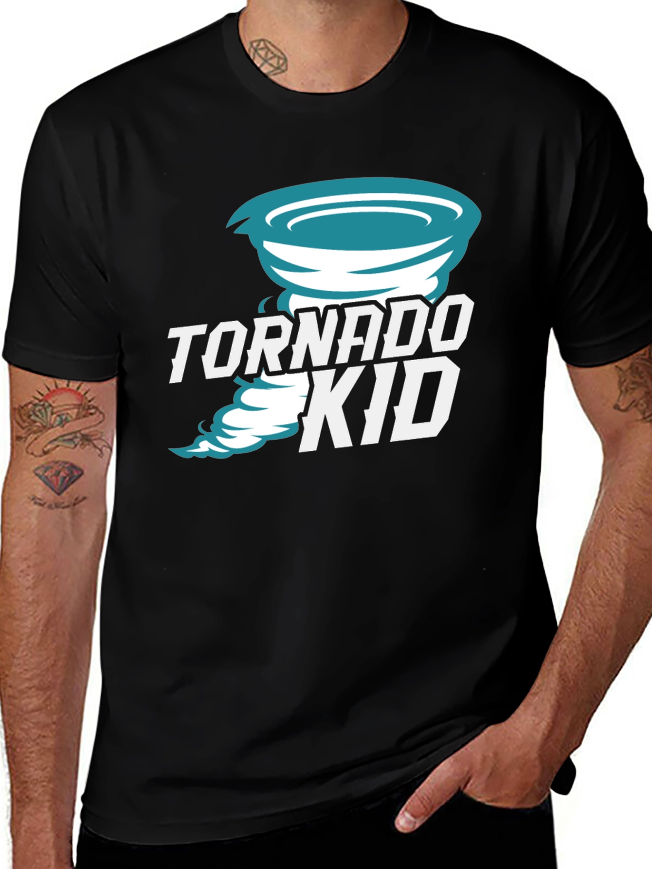 Variant 15 of Tornado Kid Graphic Tee - Fun & Unique Design