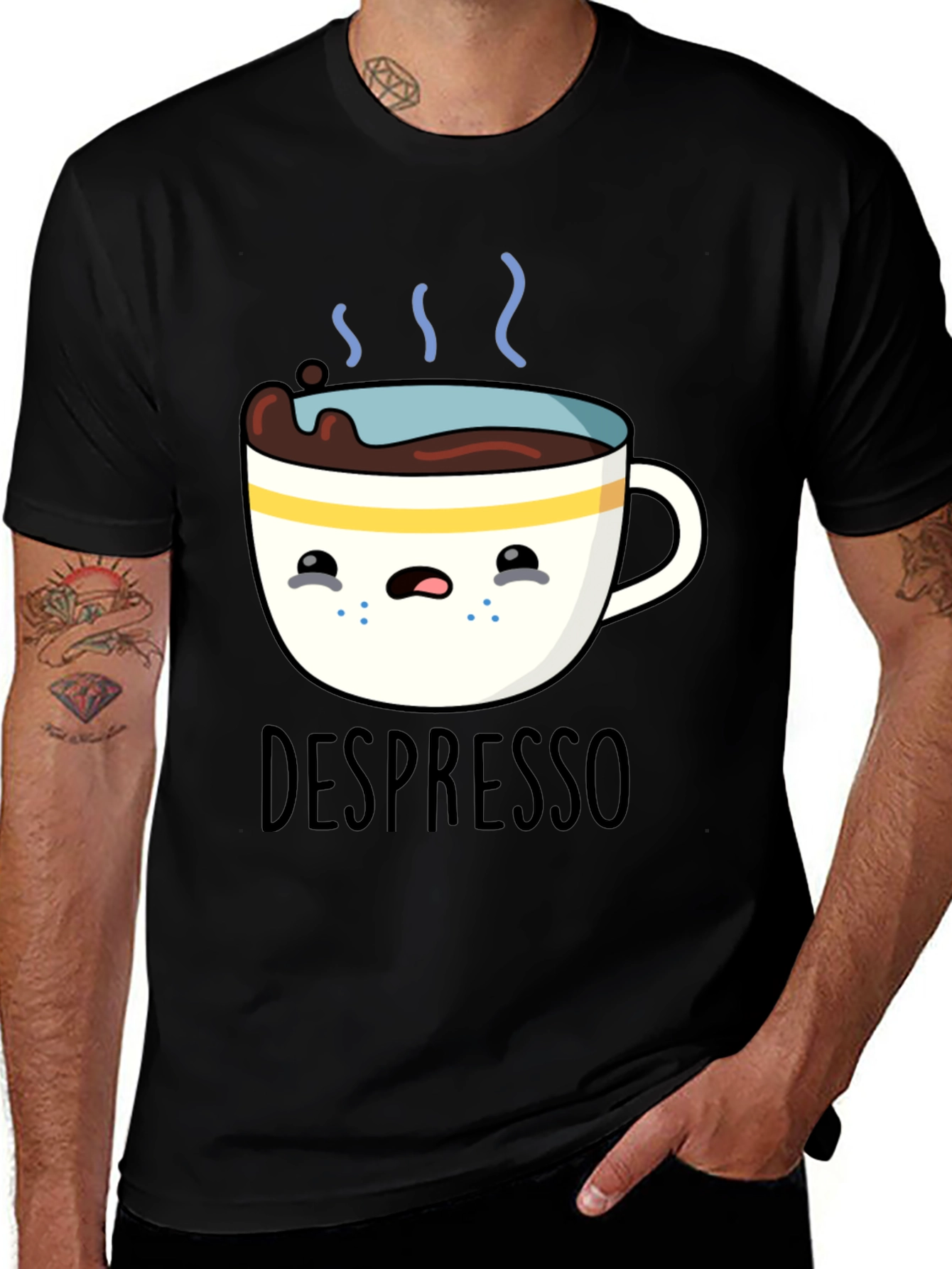 Variant 9 of Despresso Funny Coffee Graphic T-Shirt