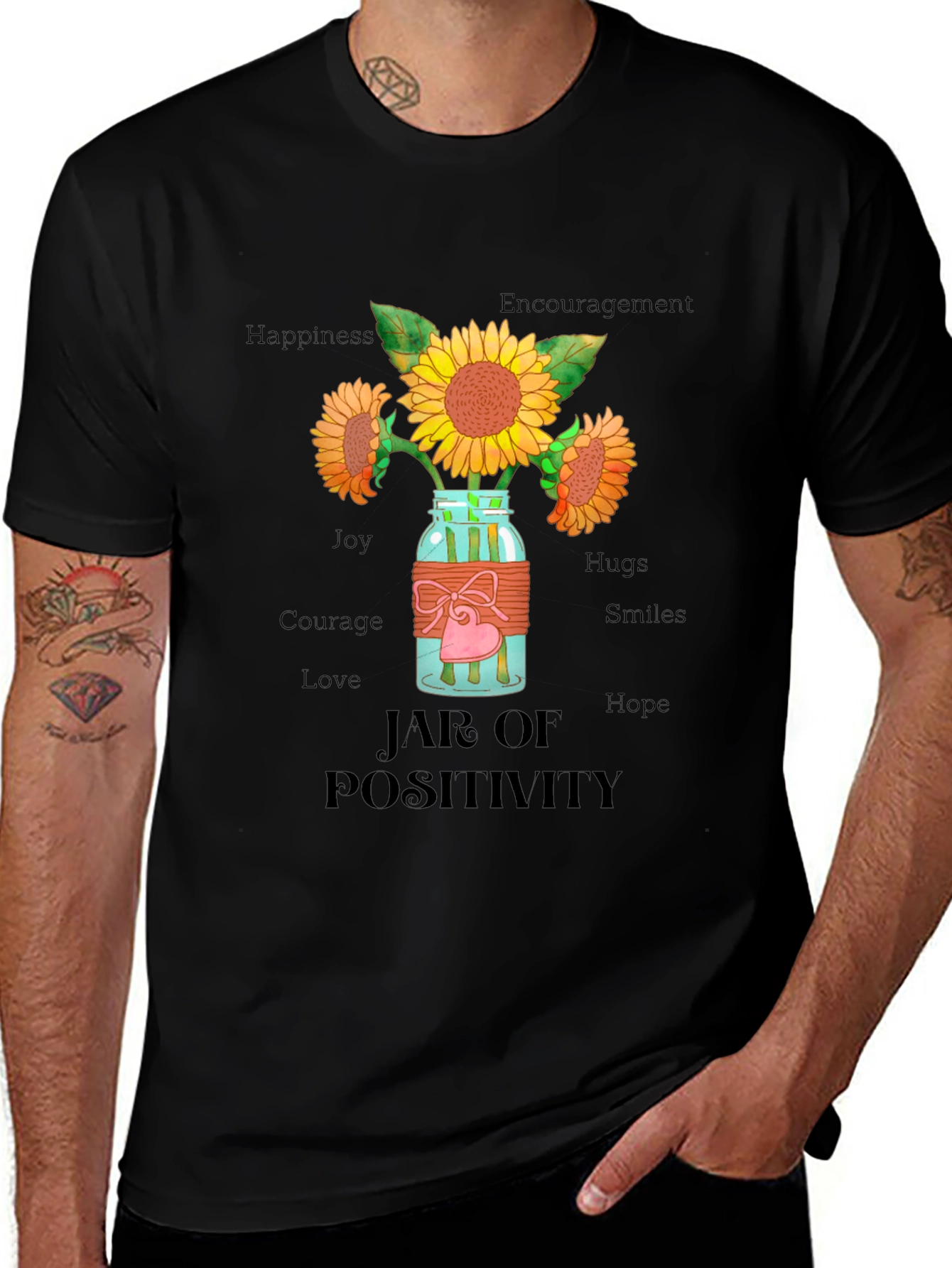 Jar of Positivity Graphic T-Shirt