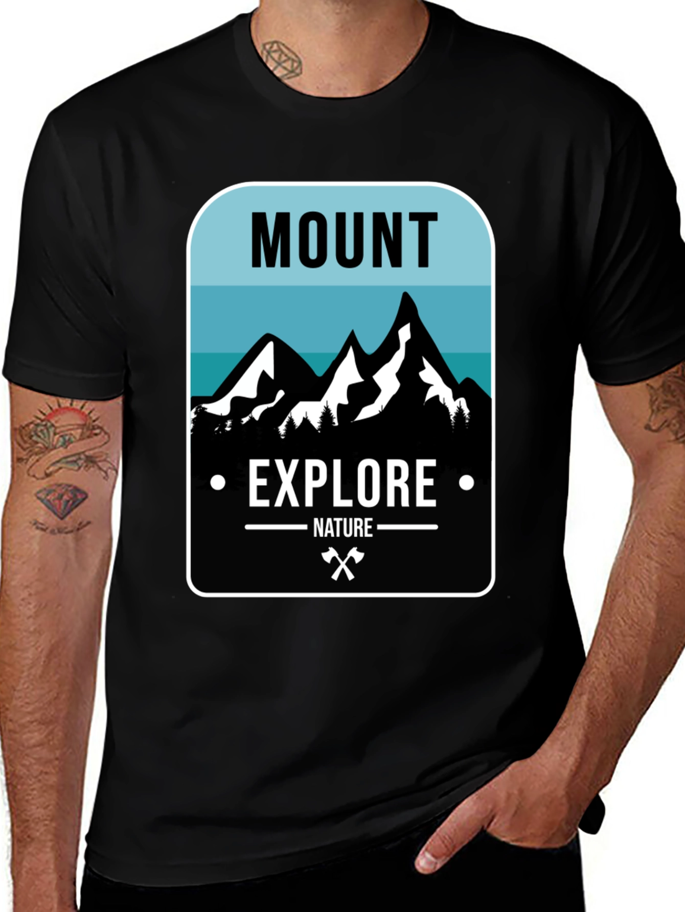 Variant 24 of Mount Explore Nature Graphic T-Shirt