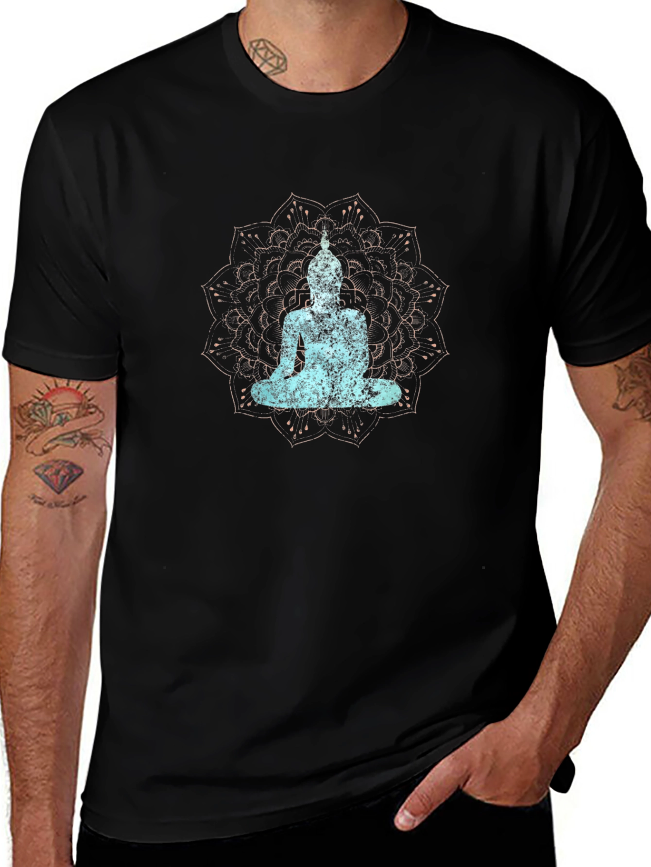 Variant 29 of Buddha Mandala Graphic T-Shirt