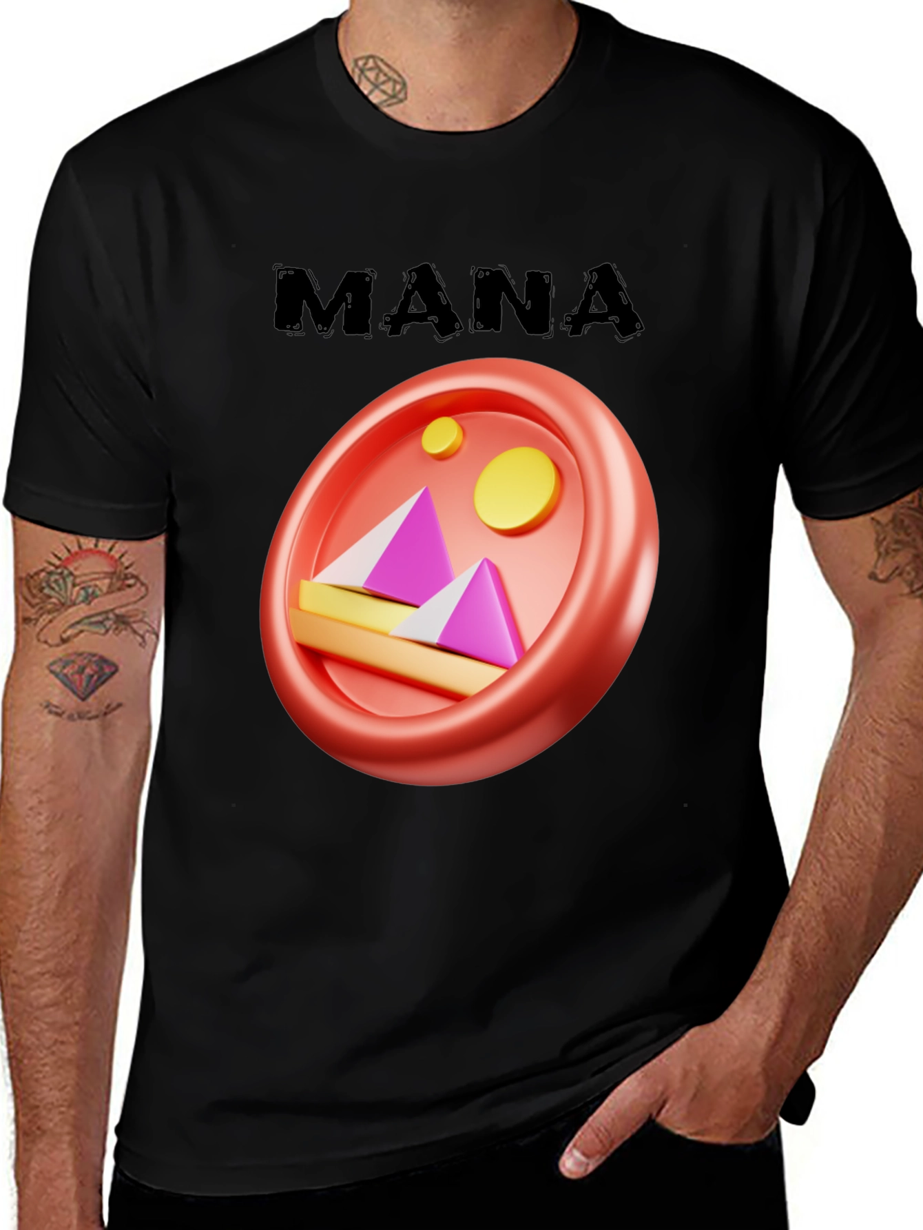 Mana Crypto T-Shirt - Decentraland Metaverse