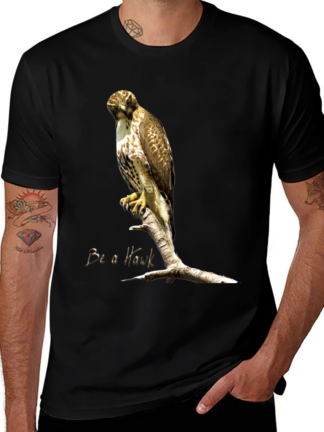 Variant 7 of Be a Hawk Graphic T-Shirt