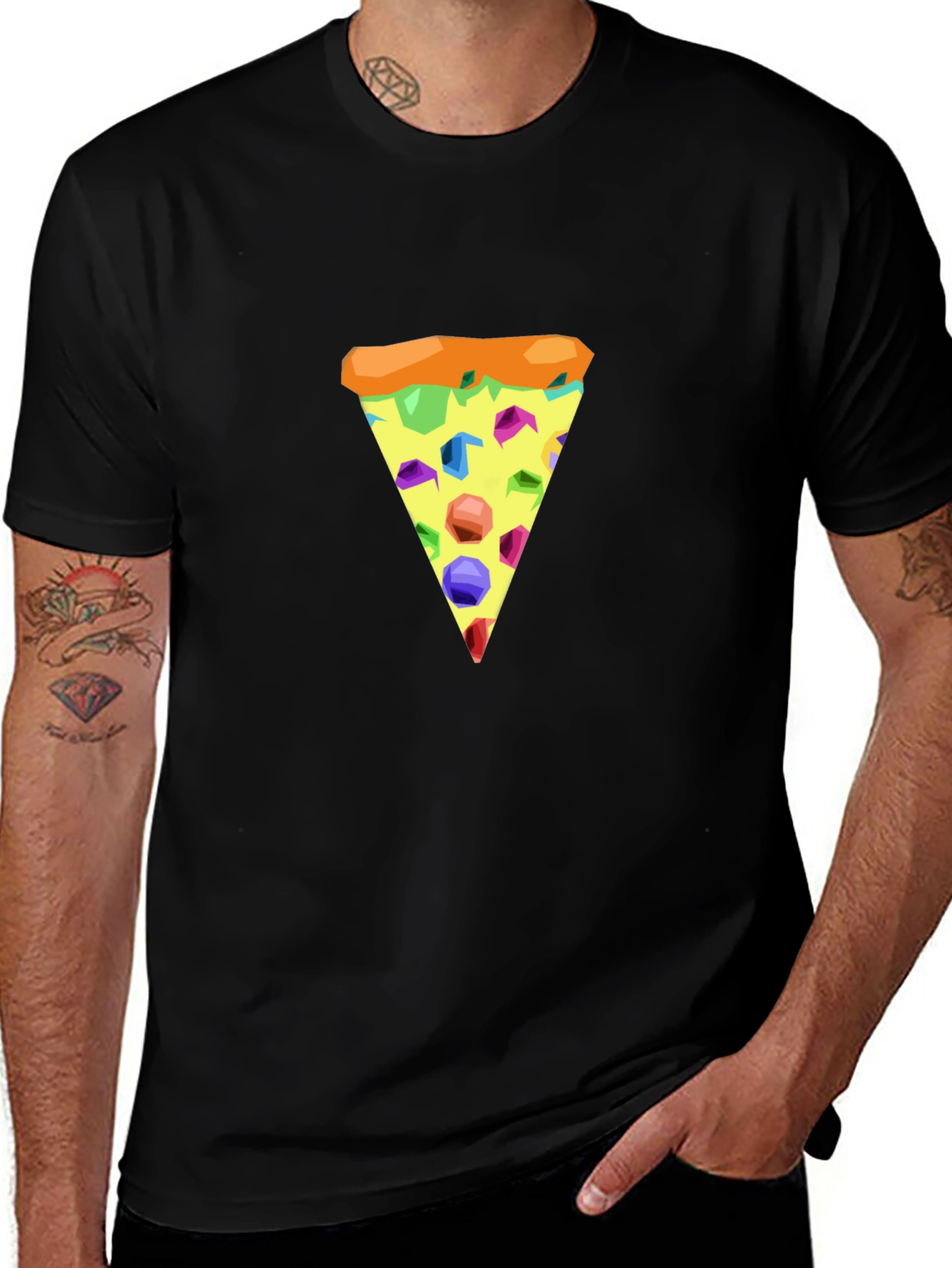 Variant 30 of Pizza Gem Slice Graphic T-Shirt