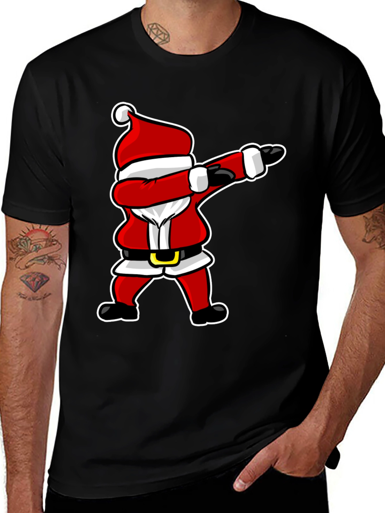Dabbing Santa Holiday T-Shirt