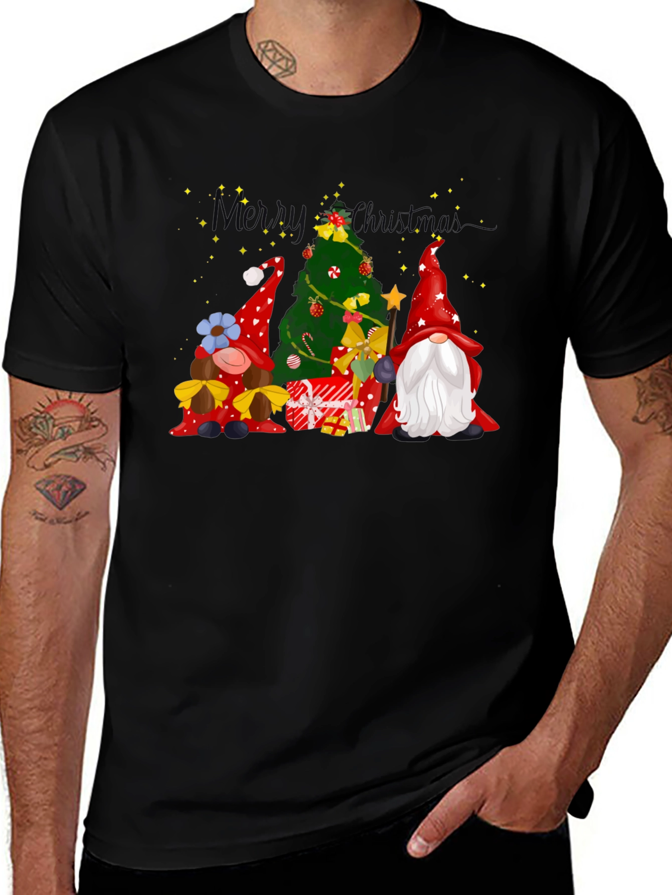 Festive Christmas Gnome T-Shirt