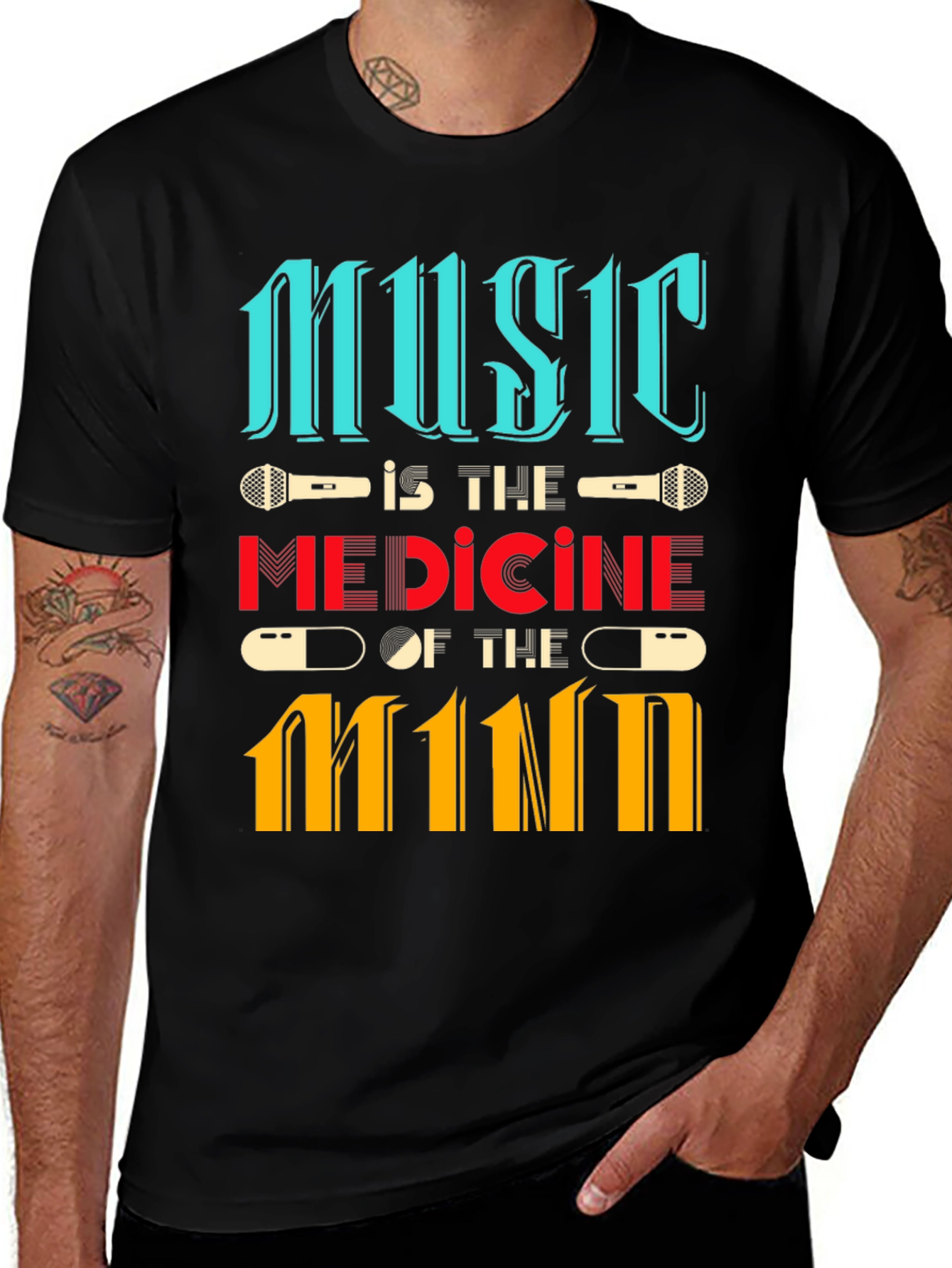 Variant 18 of Music is the Medicine T-Shirt