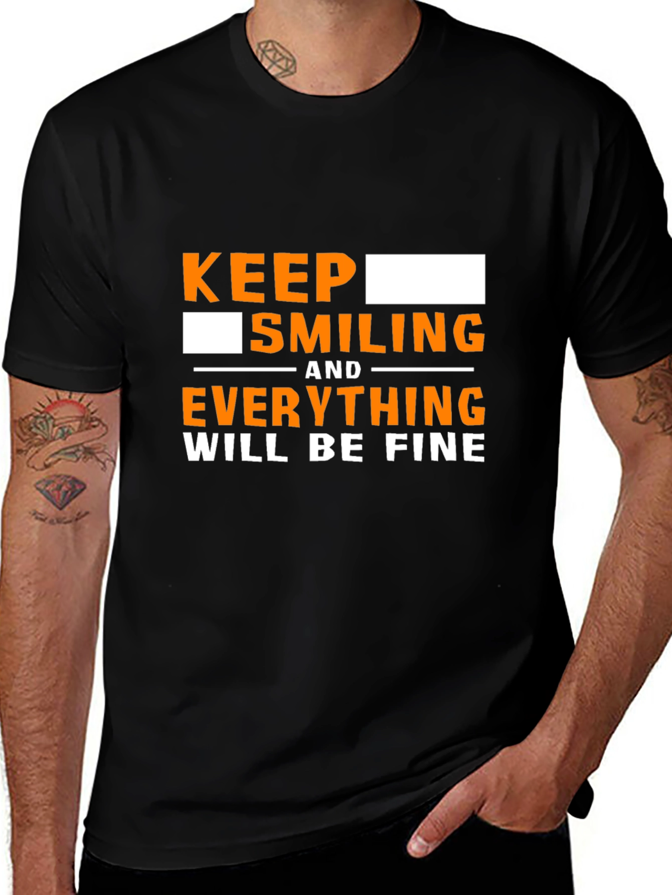 Variant 14 of Keep Smiling T-Shirt - Positive Vibes