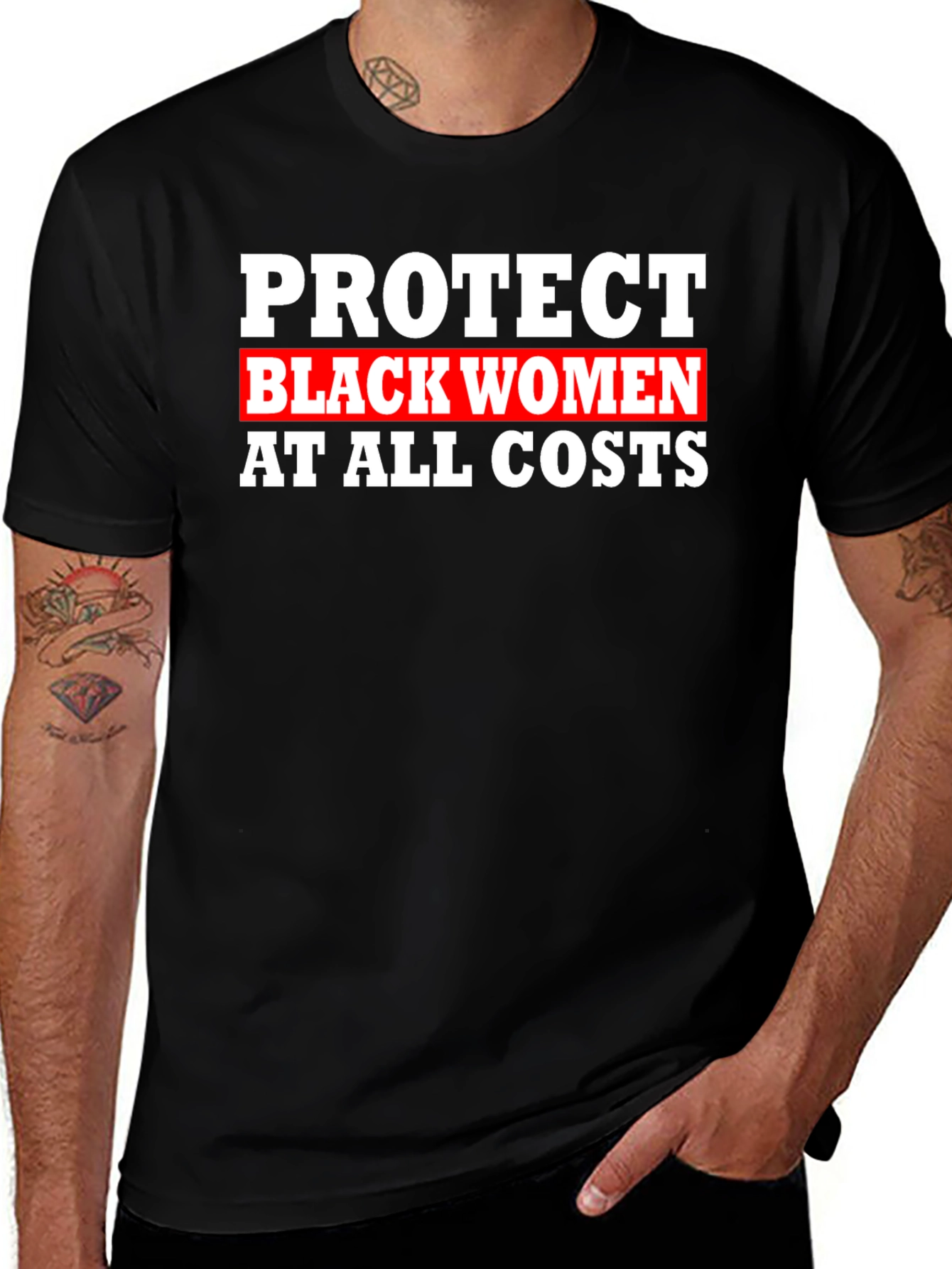 Variant 30 of Protect Black Women T-Shirt - Bold Statement Tee