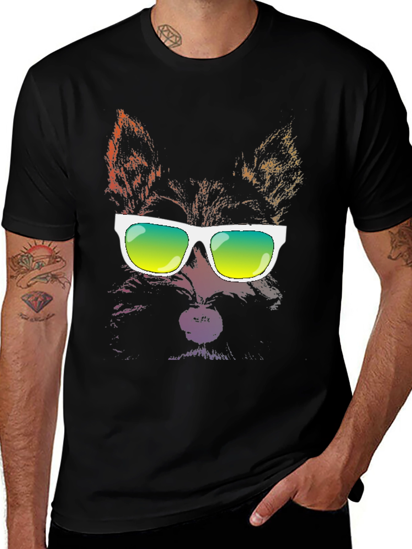 Variant 15 of Cool Dog T-Shirt - Funky Graphic Tee