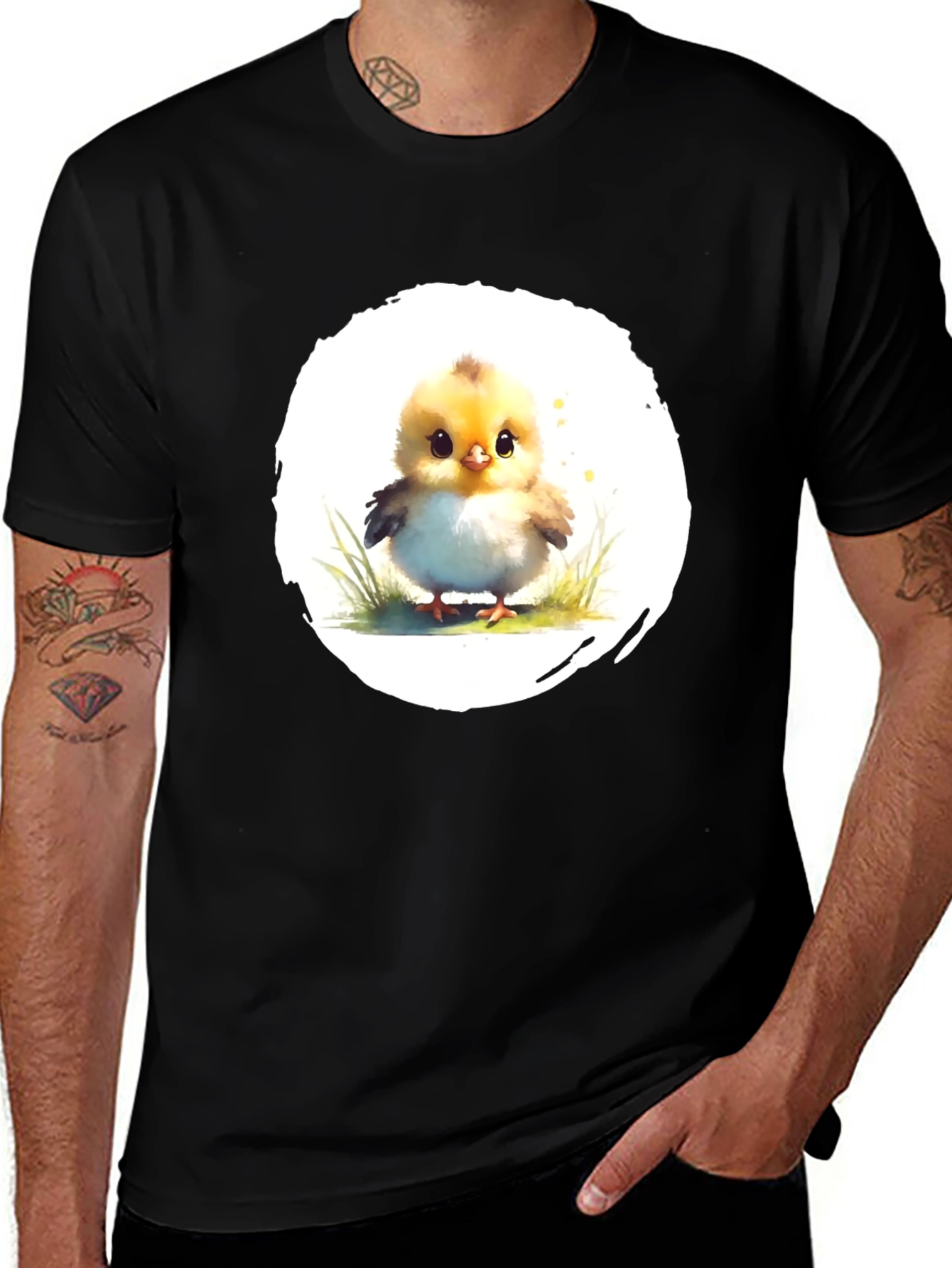 Variant 17 of Cute Chick Graphic T-Shirt - Soft Cotton Tee