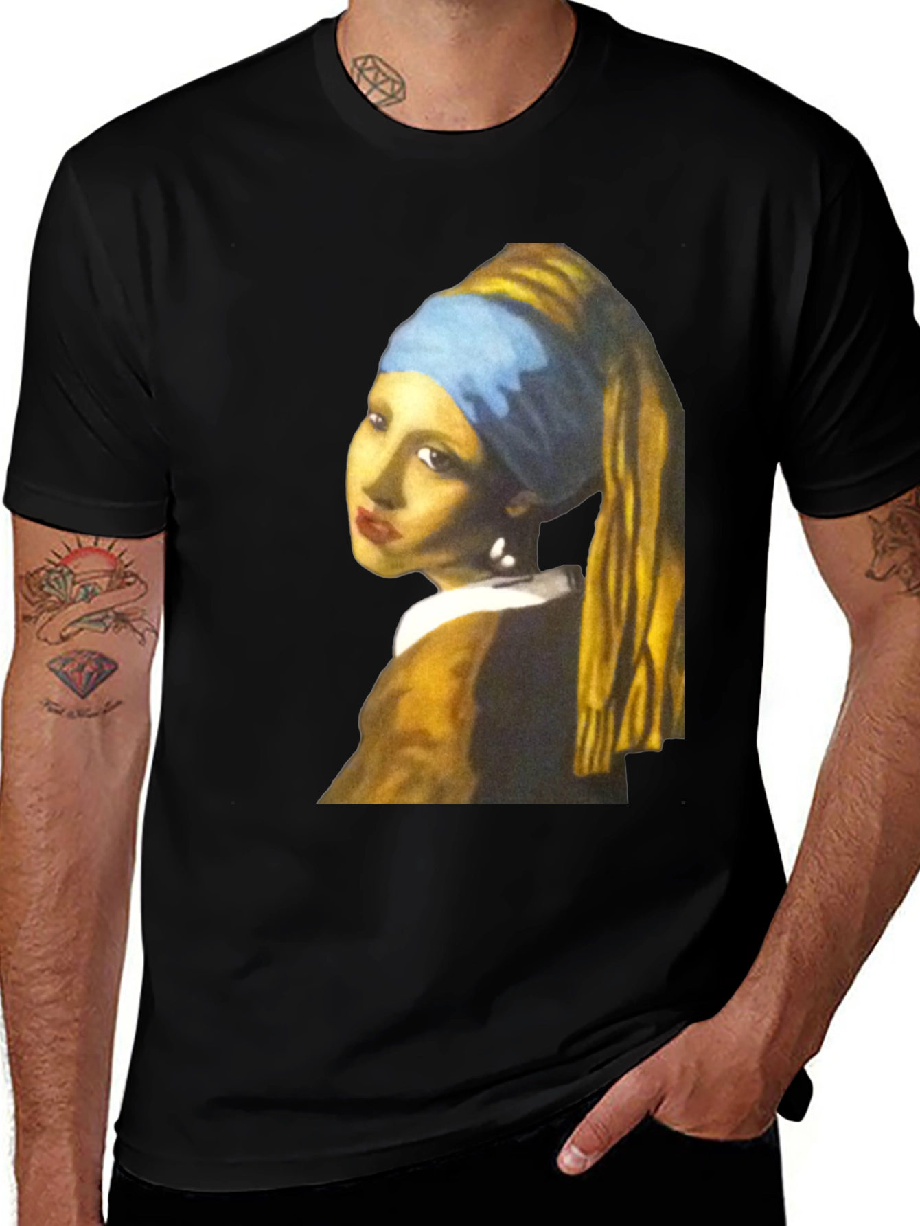 Variant 14 of Girl with a Pearl Earring T-Shirt