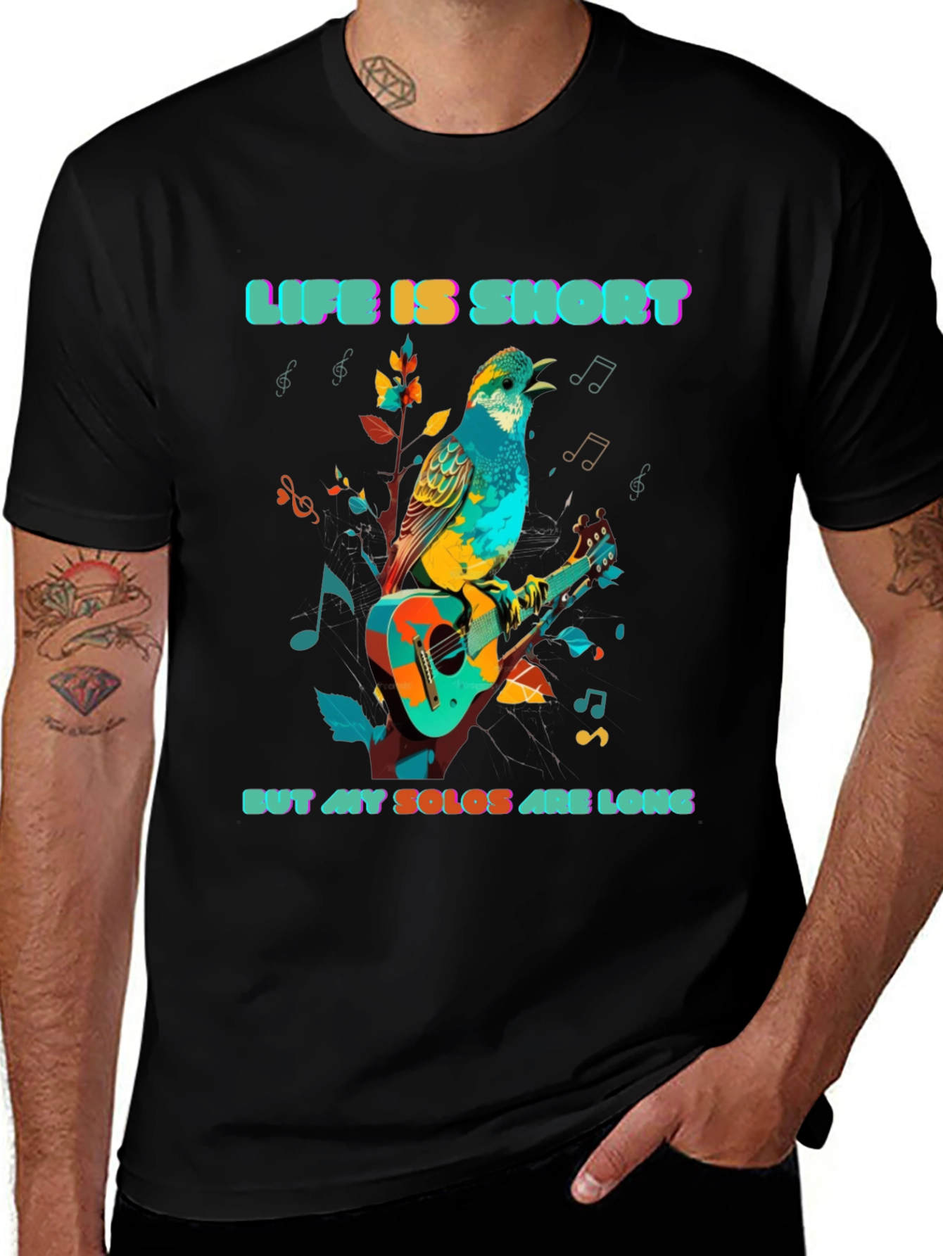 Variant 28 of Life is Short, Solos Long T-Shirt