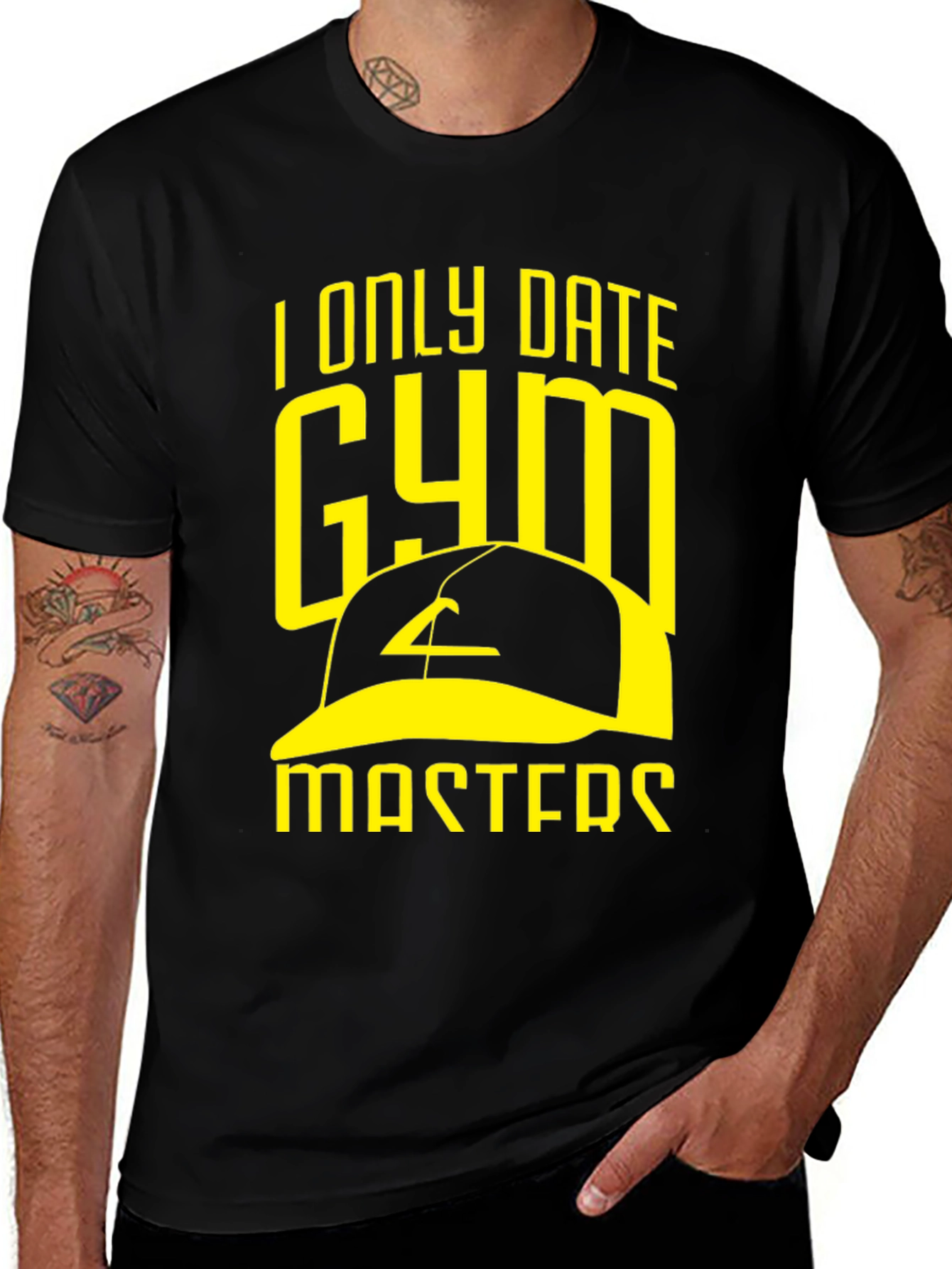 Variant 25 of Gym Masters Graphic Tee - Black