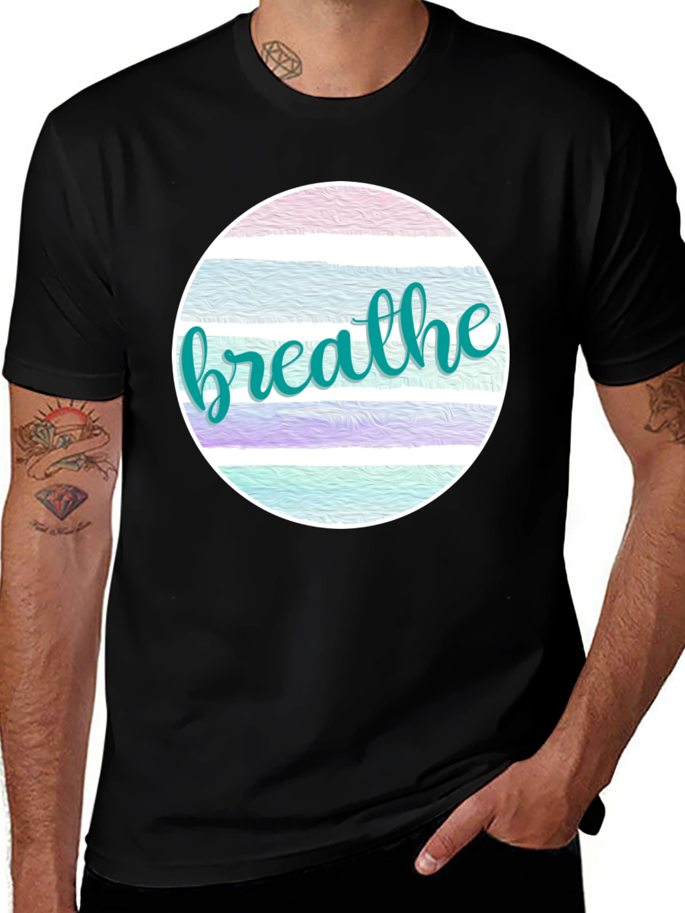 Variant 14 of Breathe Graphic T-Shirt - Relaxed Fit