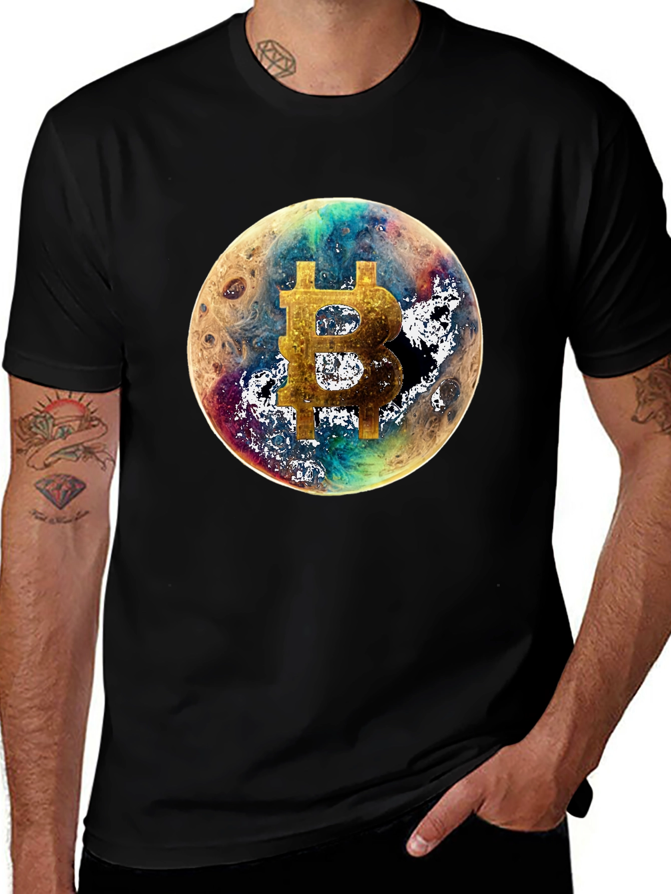Bitcoin Moon T-Shirt - Crypto Tee