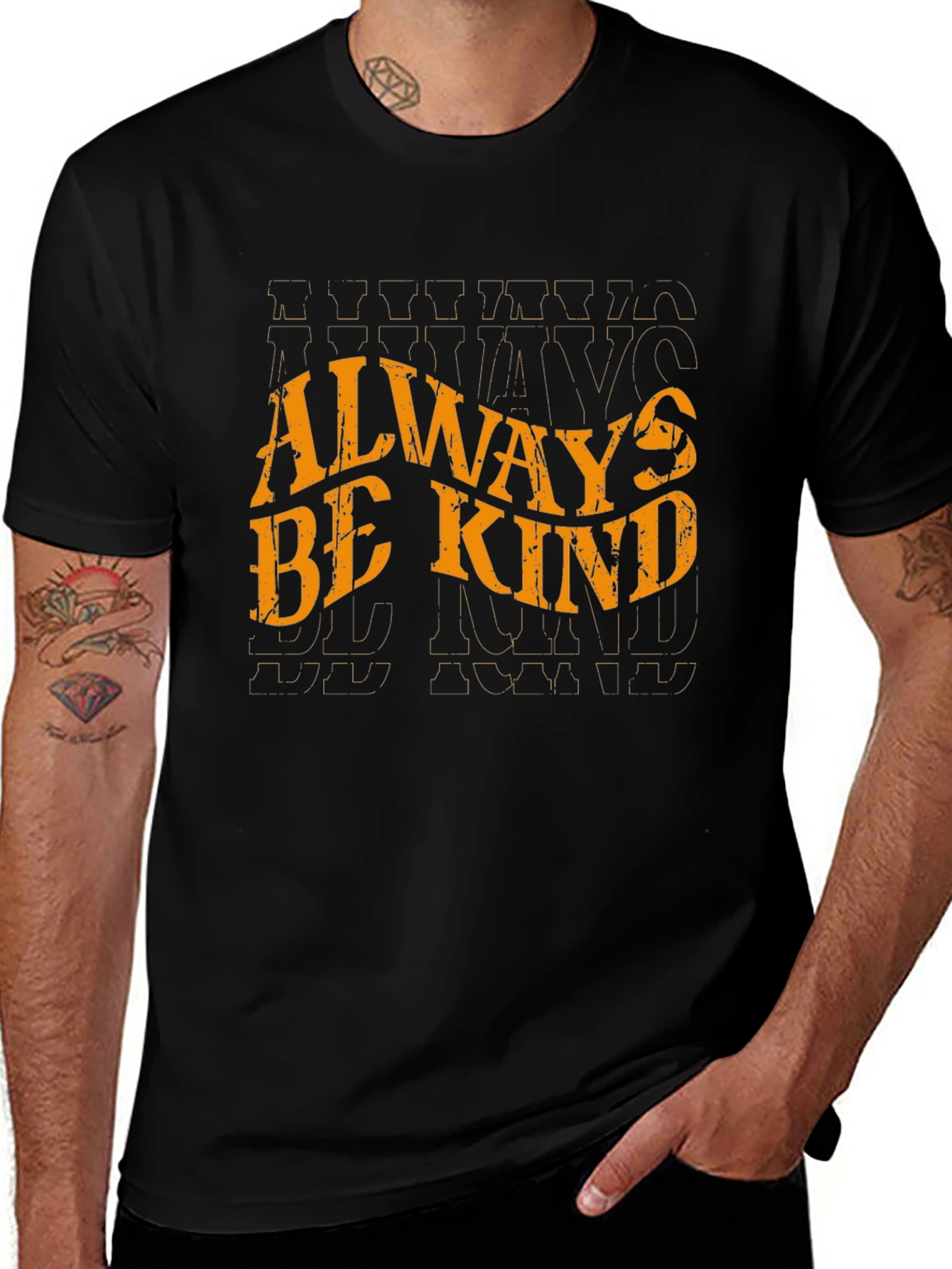 Variant 6 of Always Be Kind Graphic Tee - Casual Comfort
