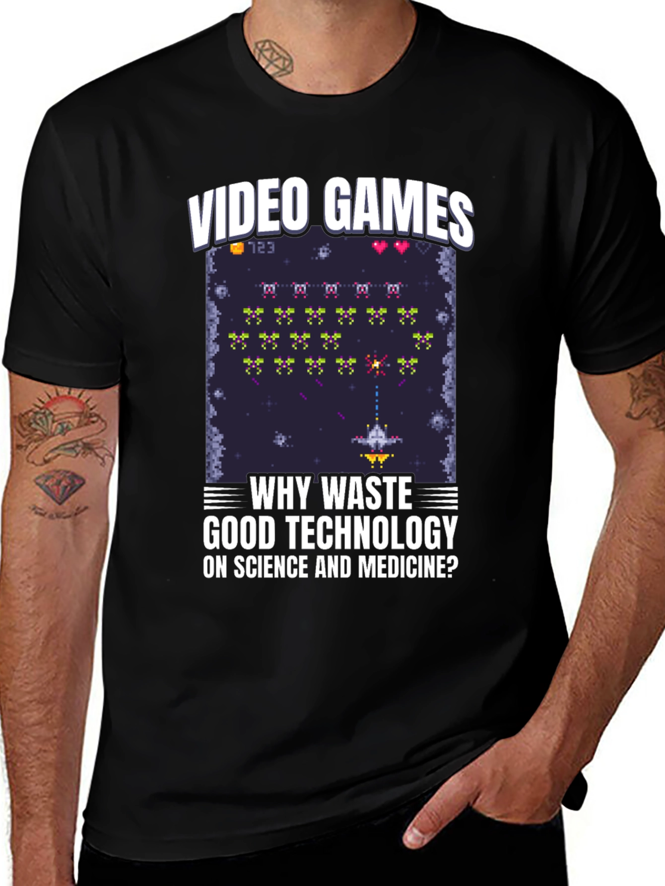 Variant 9 of Video Games Technology T-Shirt