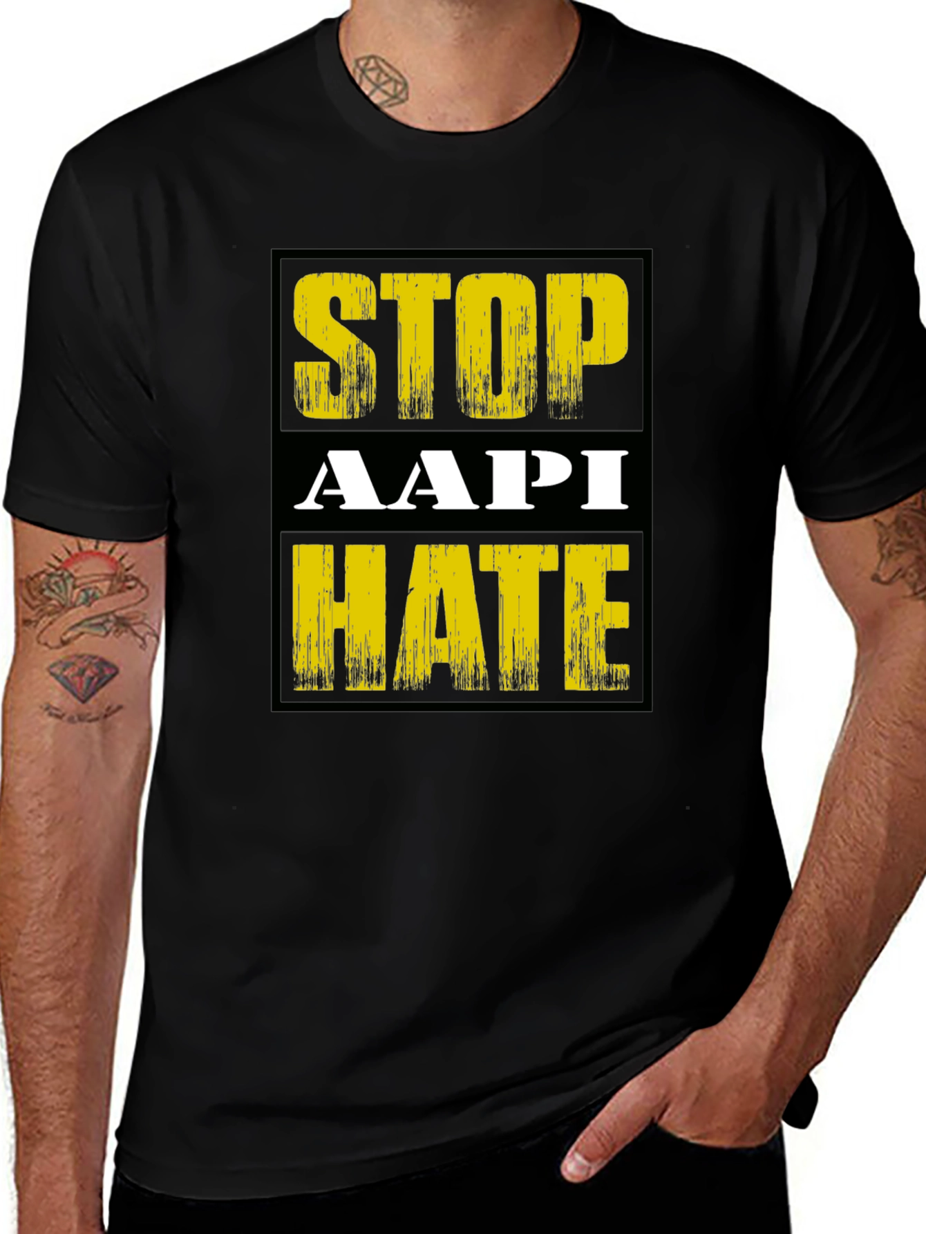 Stop AAPI Hate Graphic T-Shirt - Social Justice Tee