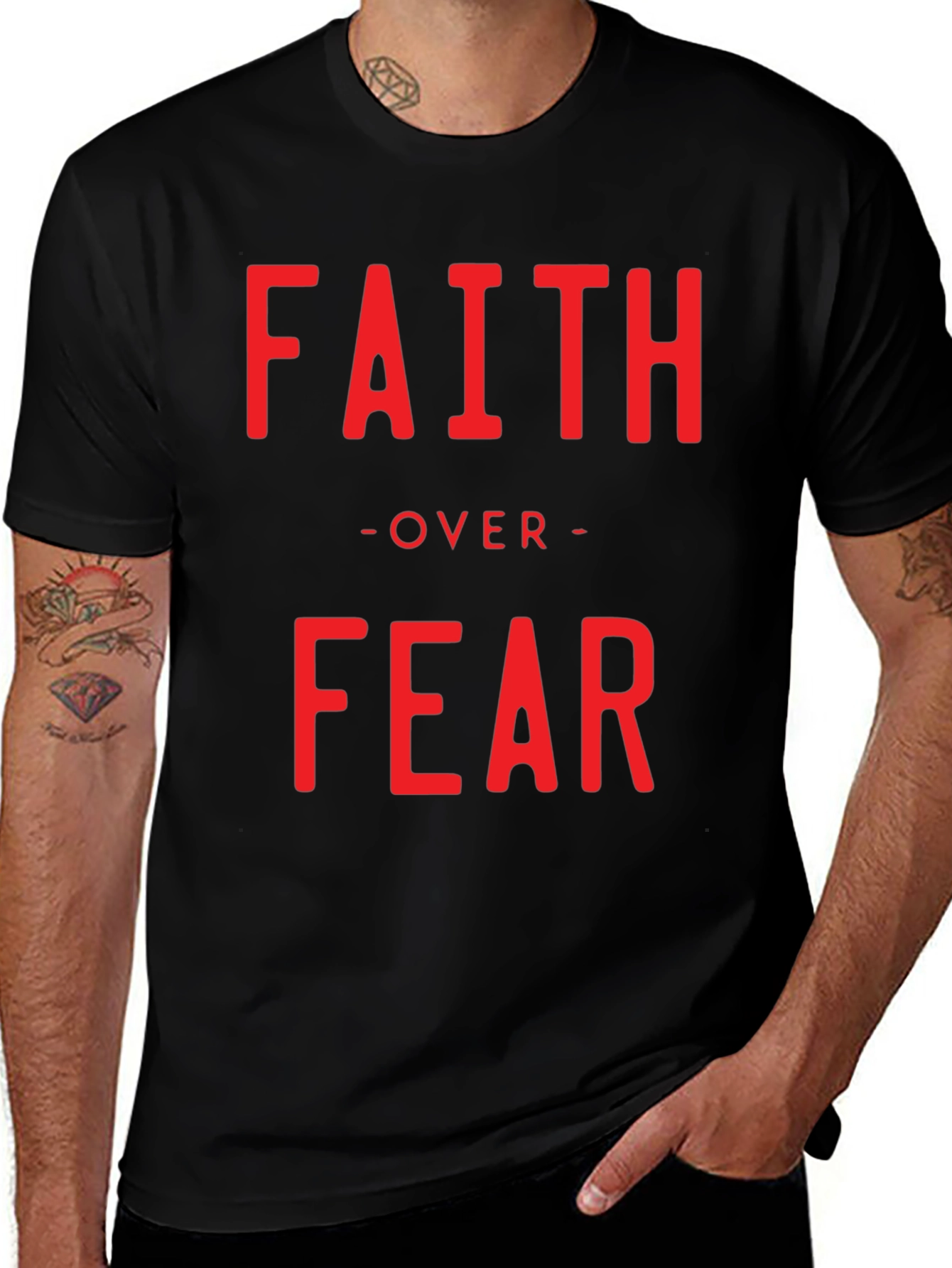Variant 19 of Faith Over Fear Graphic Tee
