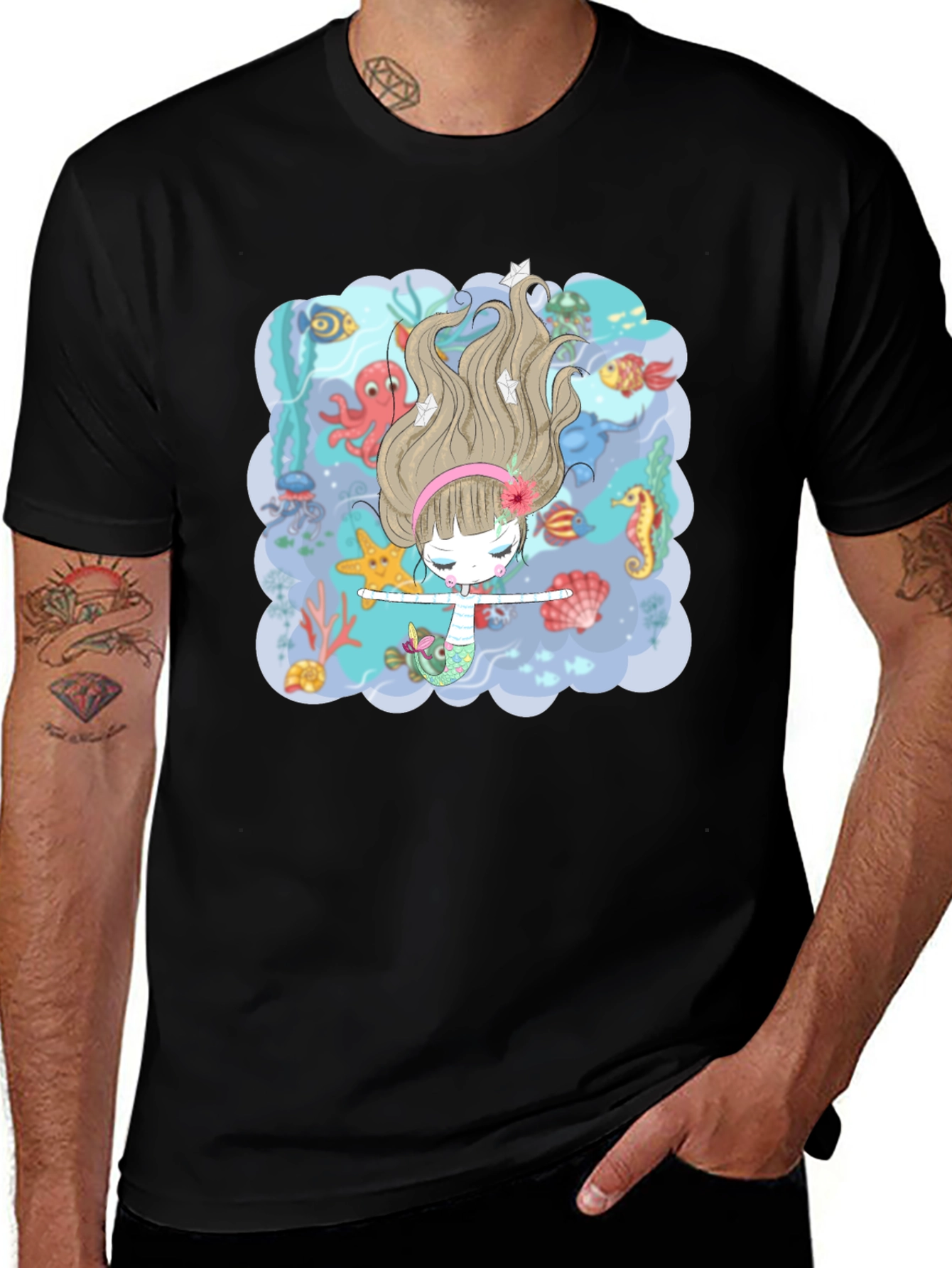Mermaid T-Shirt - Undersea Adventure Design