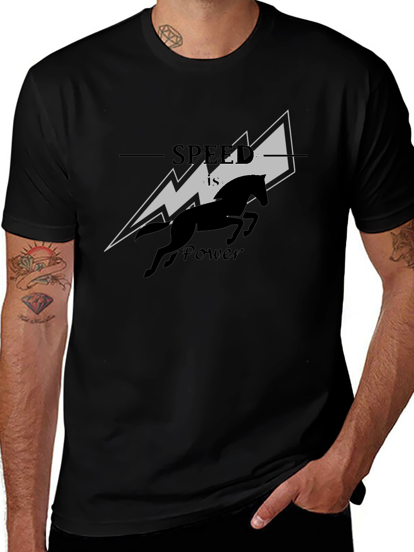 Variant 17 of Speed is Power Graphic Tee