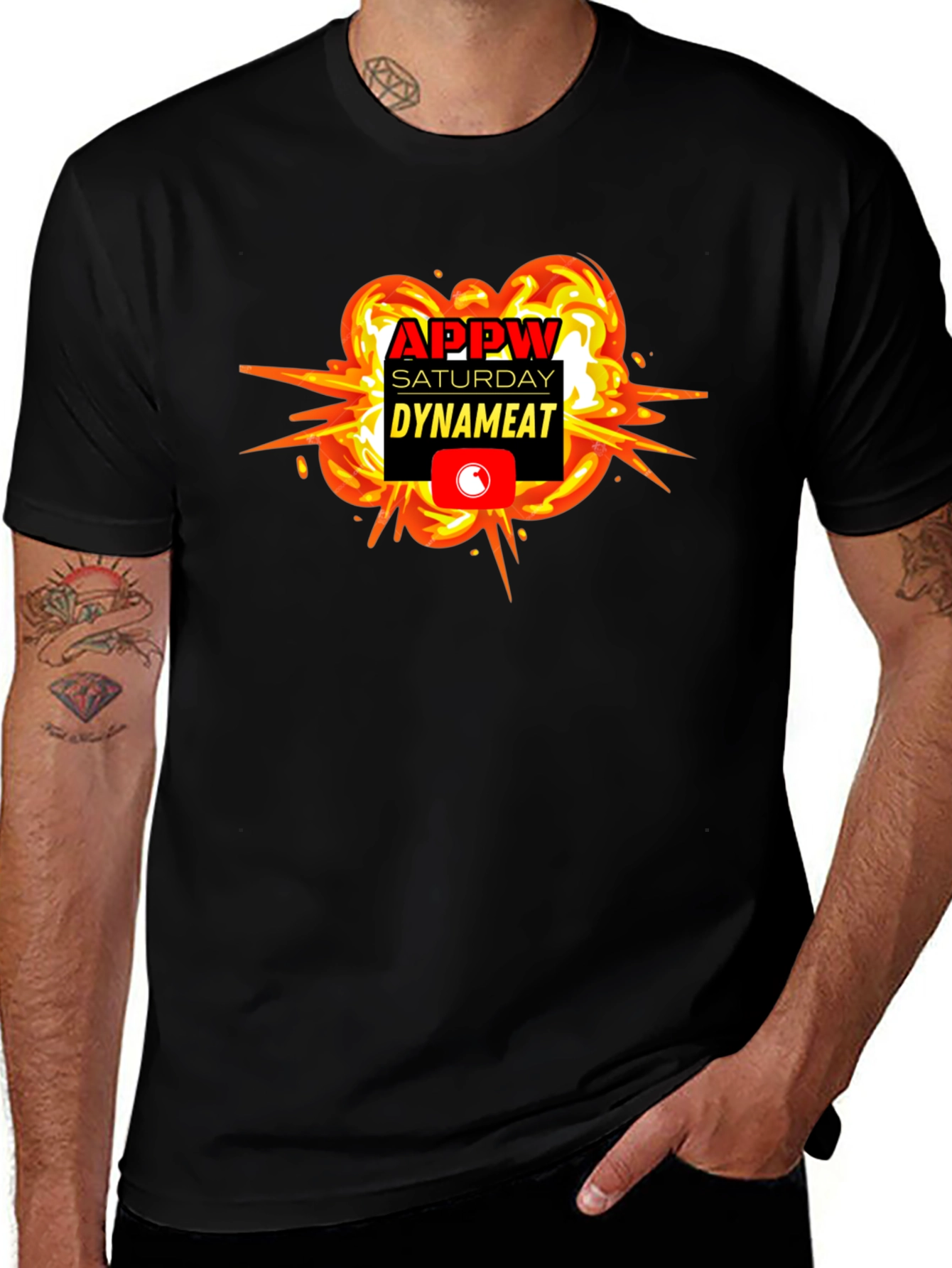 Variant 24 of APW Saturday Dynameat Black T-Shirt