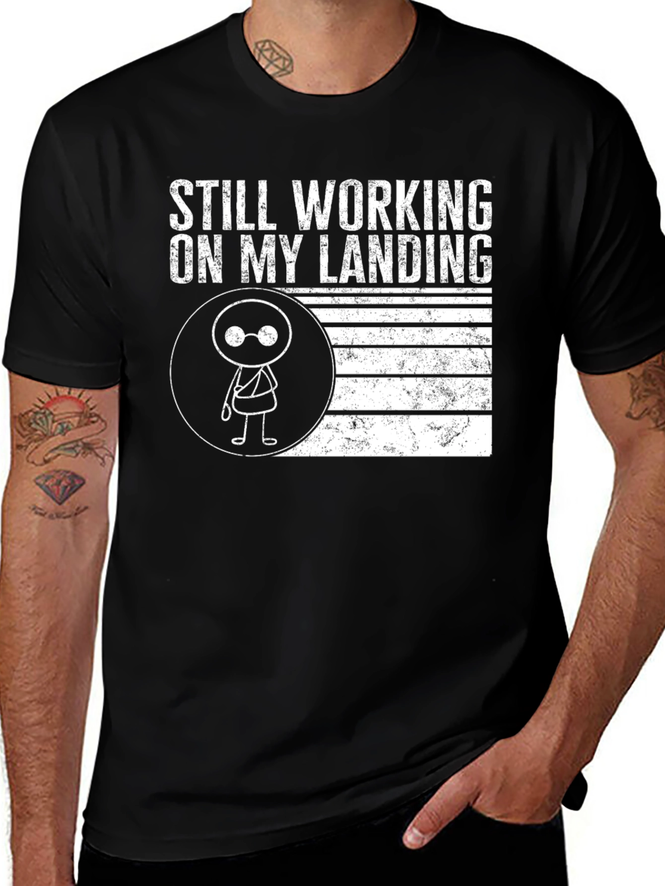 Variant 2 of Still Working on My Landing Funny T-Shirt