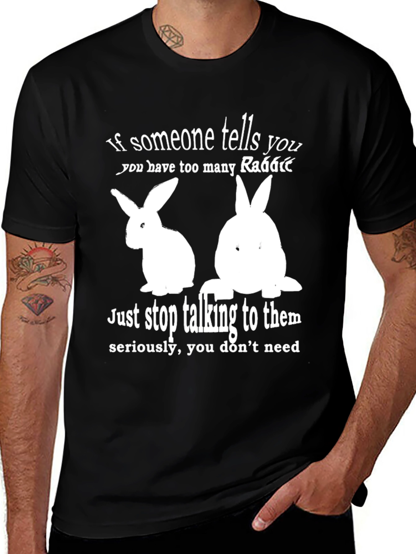 Variant 4 of Rabbit Graphic Novelty T-Shirt