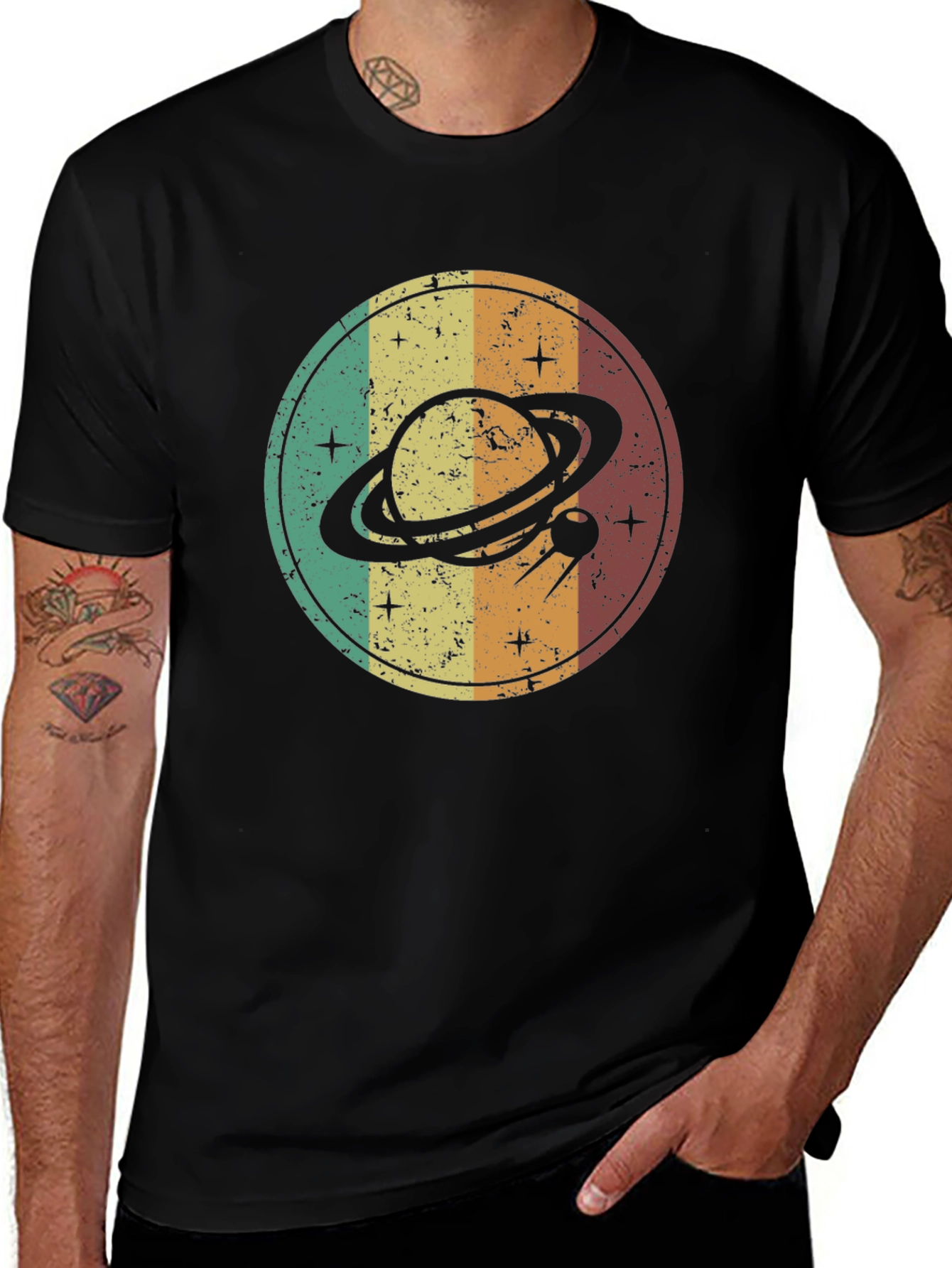 Variant 18 of Retro Planet Graphic Tee