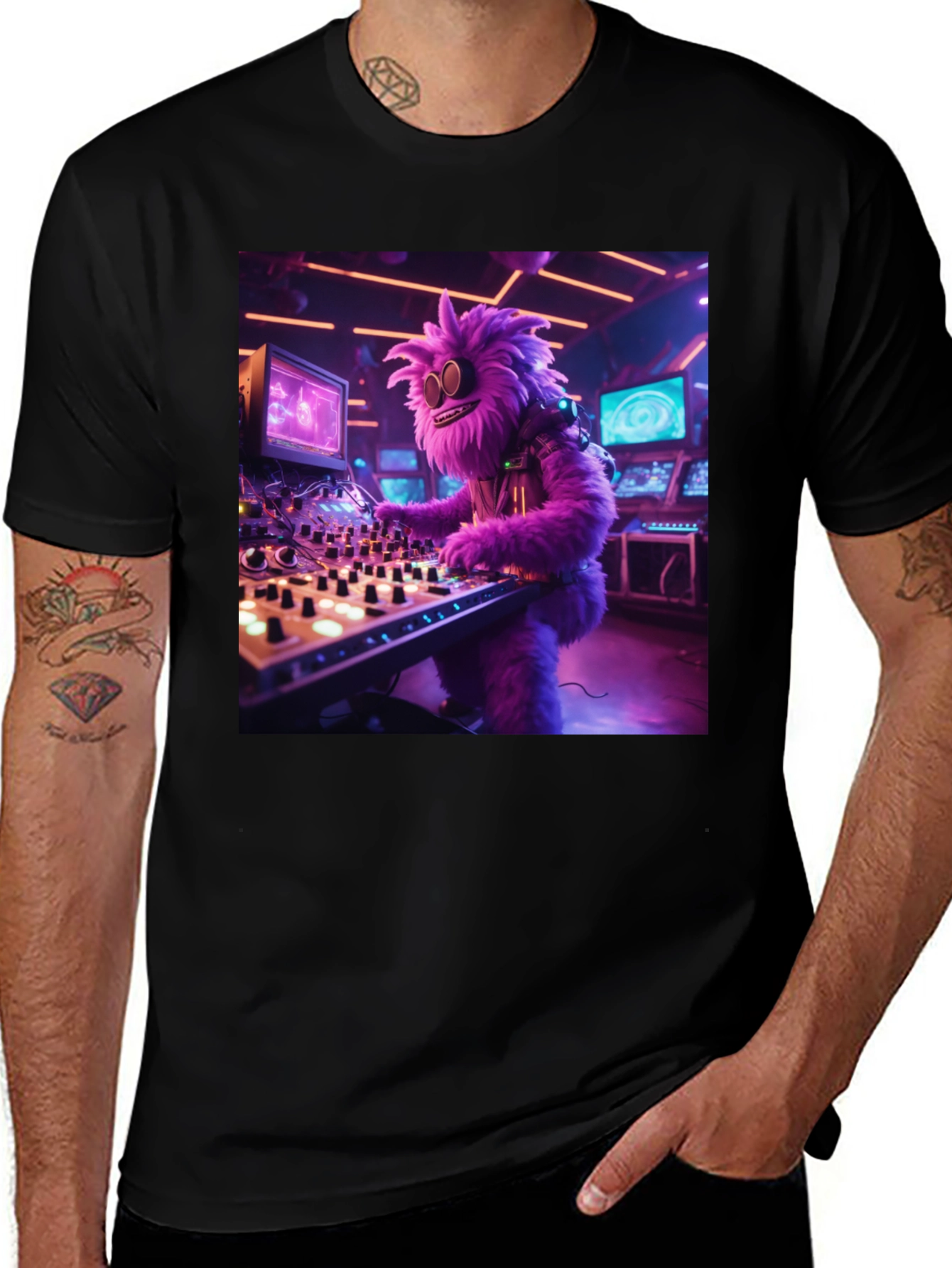 Variant 28 of DJ Monster Graphic Tee