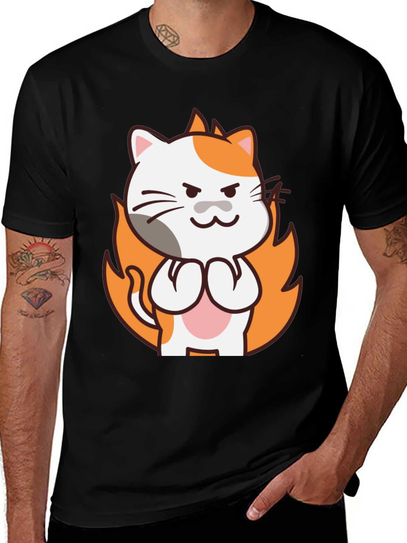 Variant 24 of Grumpy Cat T-Shirt - Men's Black Graphic Tee