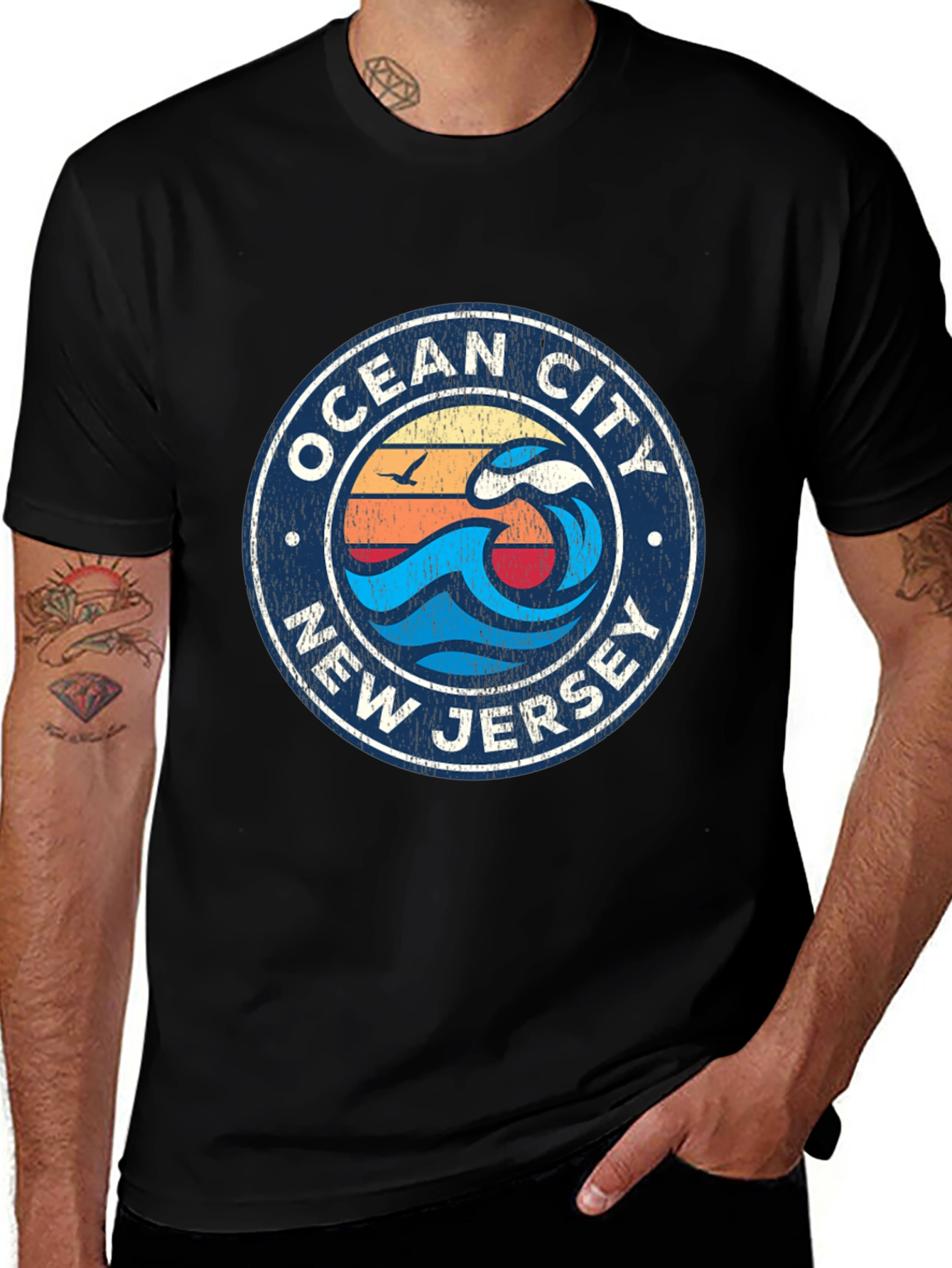 Variant 20 of Ocean City New Jersey Graphic Tee