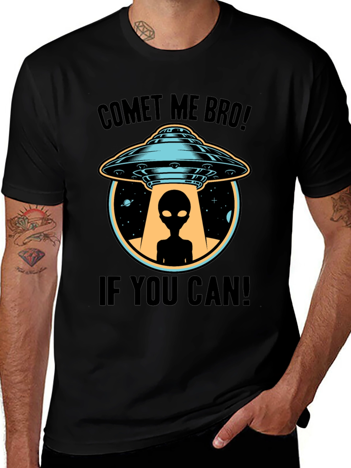 Comet Me Bro! Alien UFO T-Shirt
