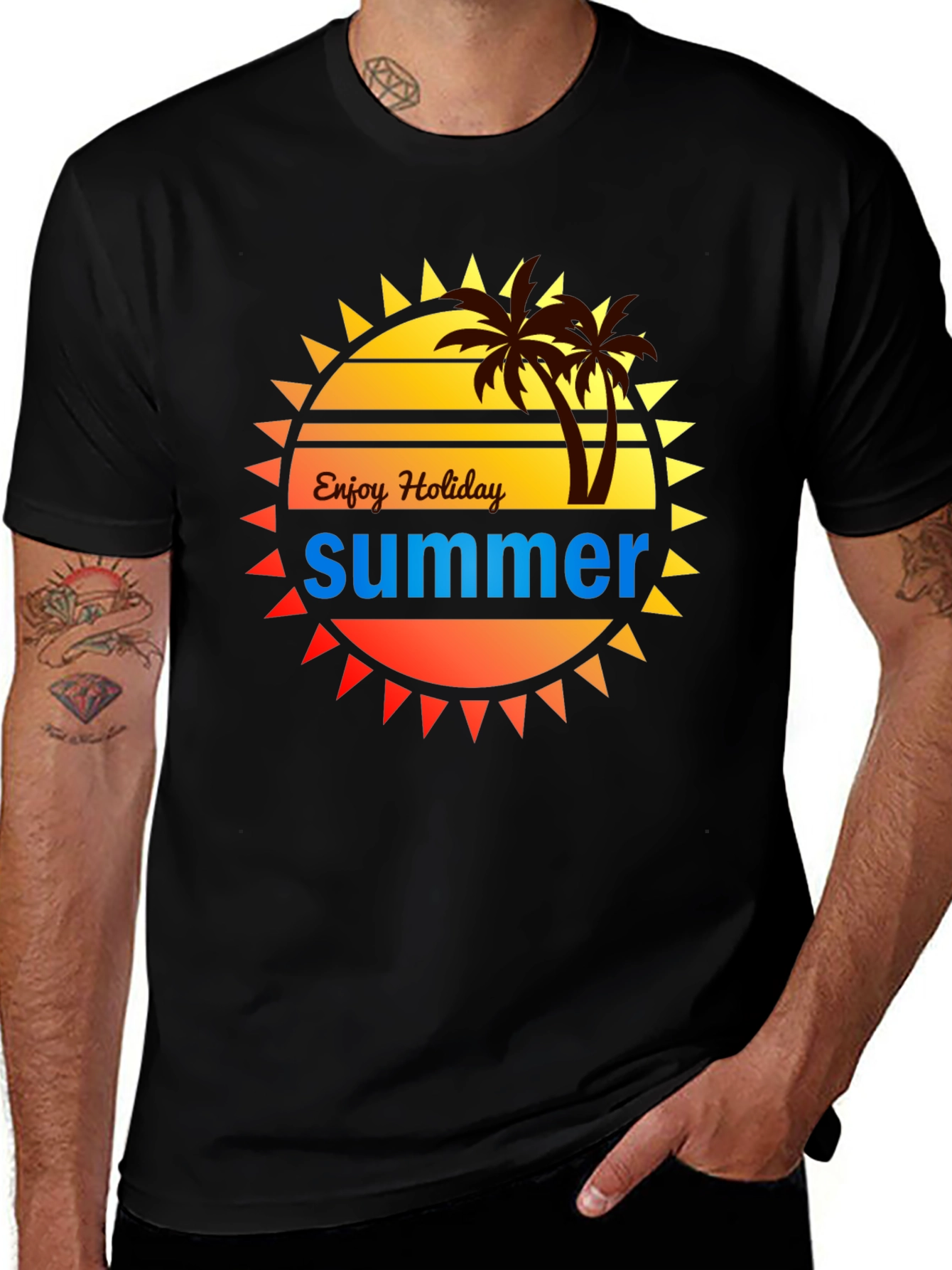 Variant 26 of Summer Holiday Graphic Tee - Beach Vibes