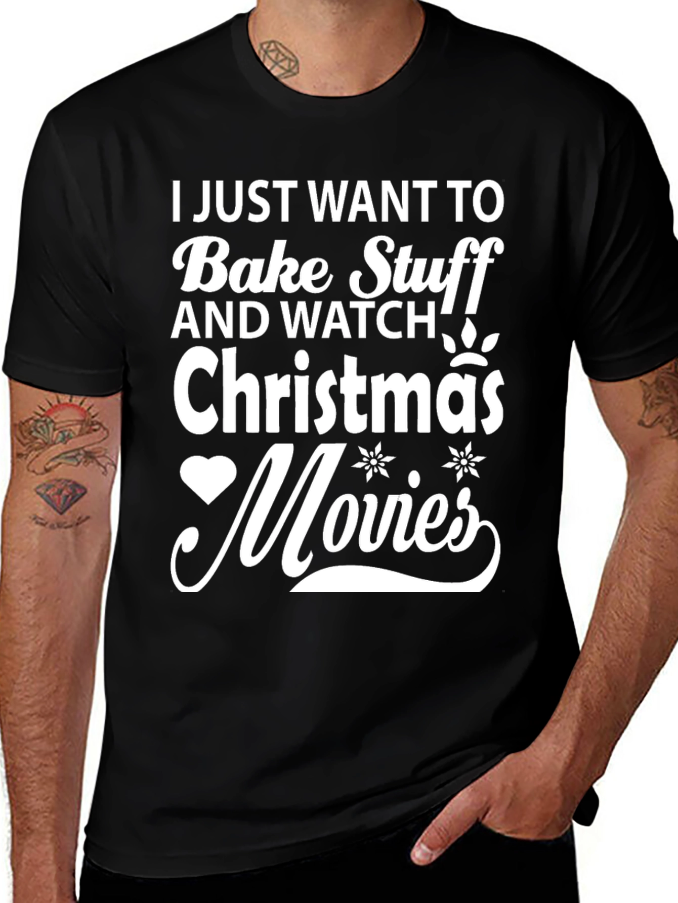 Bake Stuff & Watch Christmas Movies T-Shirt