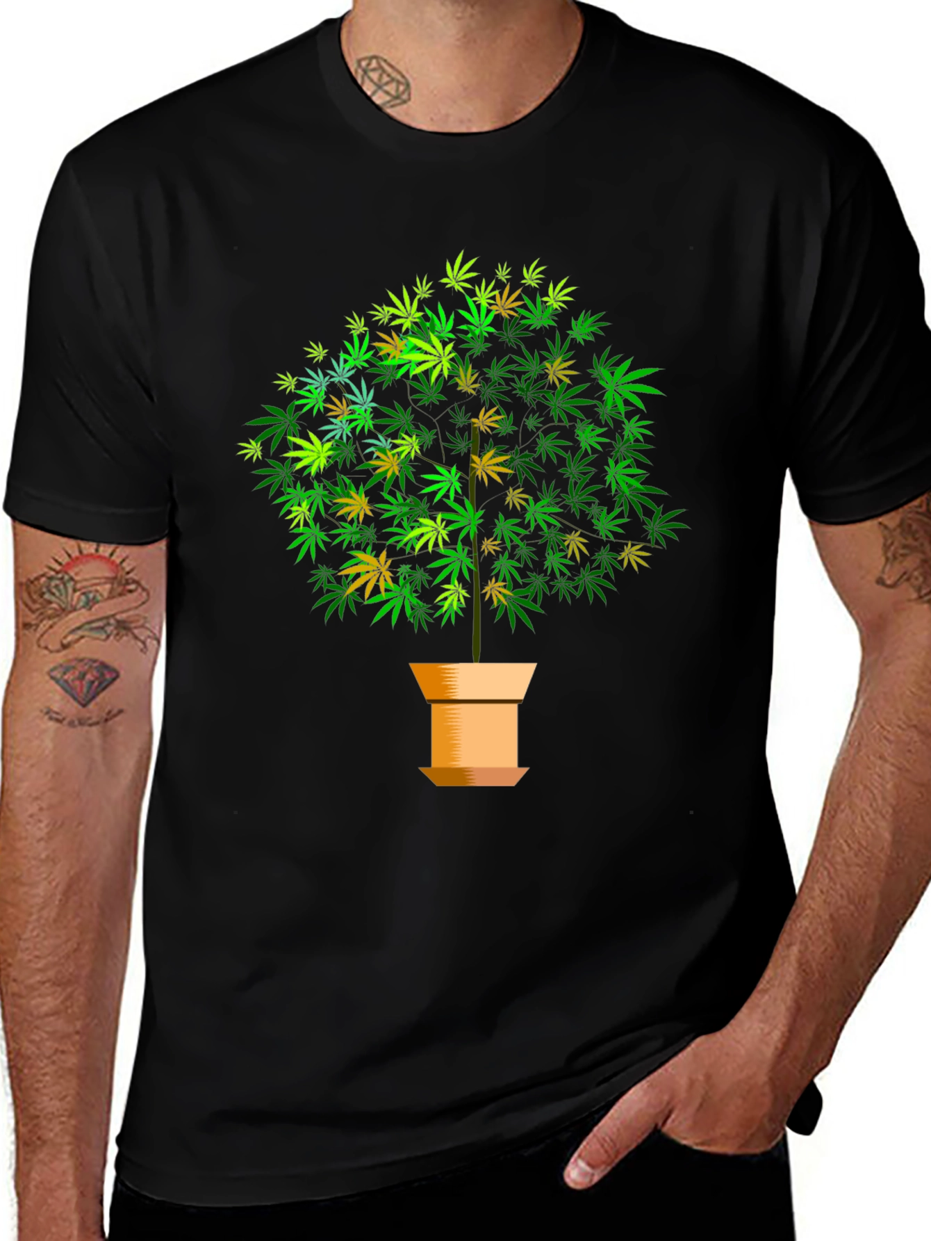 Variant 15 of Marijuana Plant T-Shirt